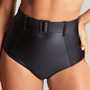 Obsidian High Waist Brief