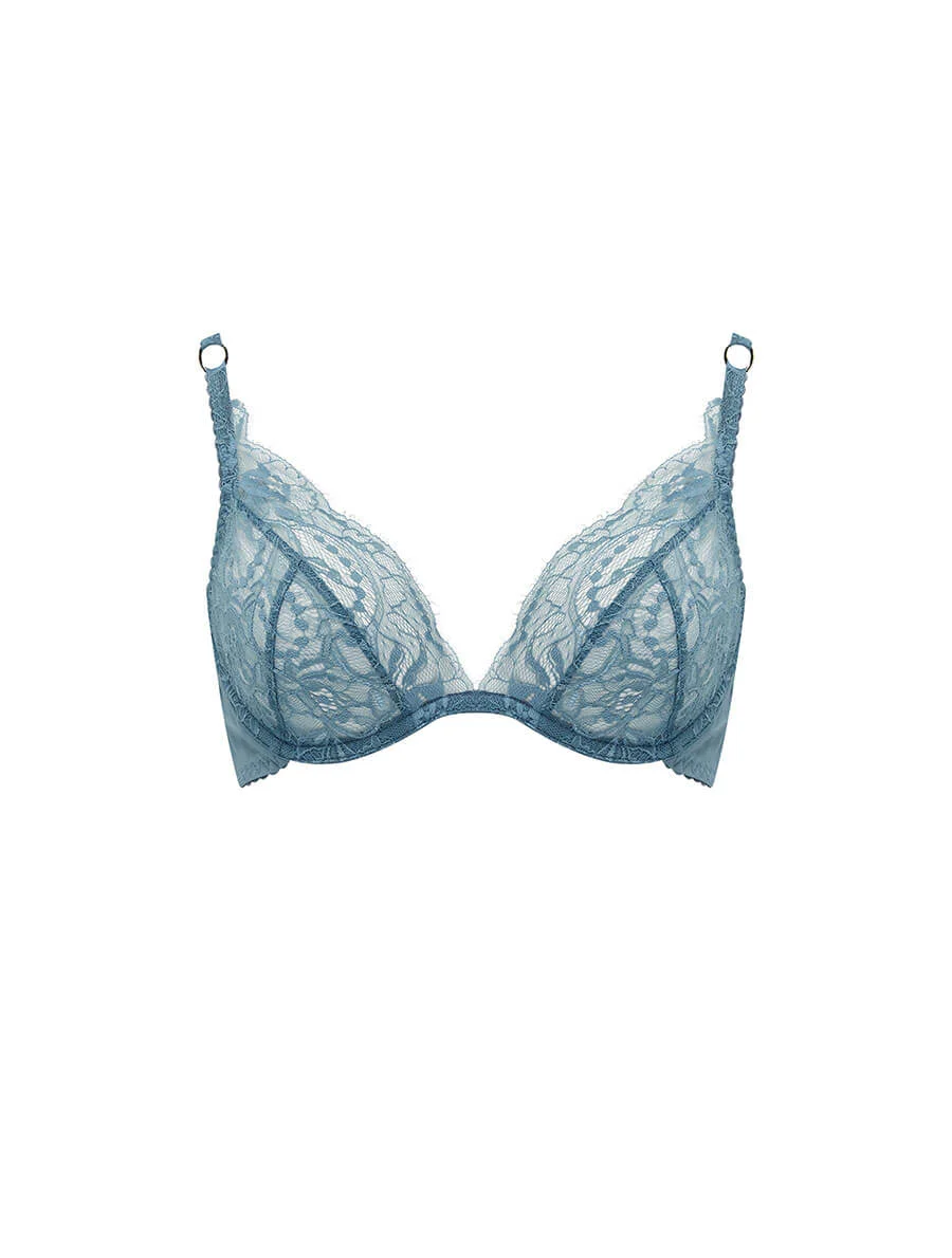 Ocean Non-Padded Plunge Bra
