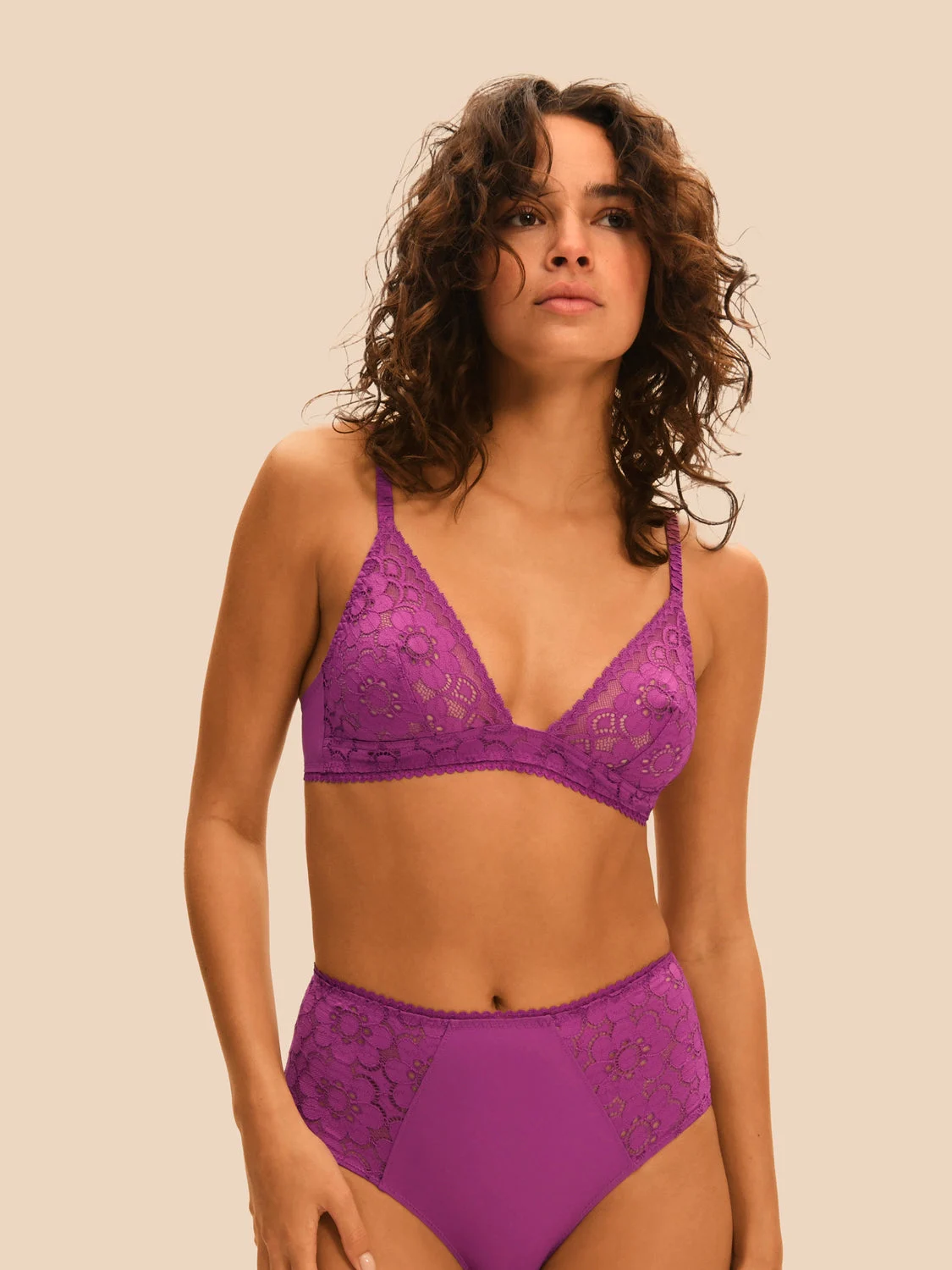 Oisive Soft Cup Triangle Bra - Divine PurpleRegular price