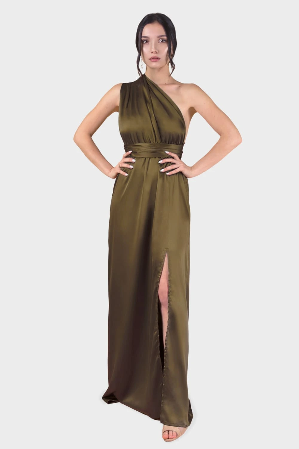 Olive Green Bridesmaid Dress