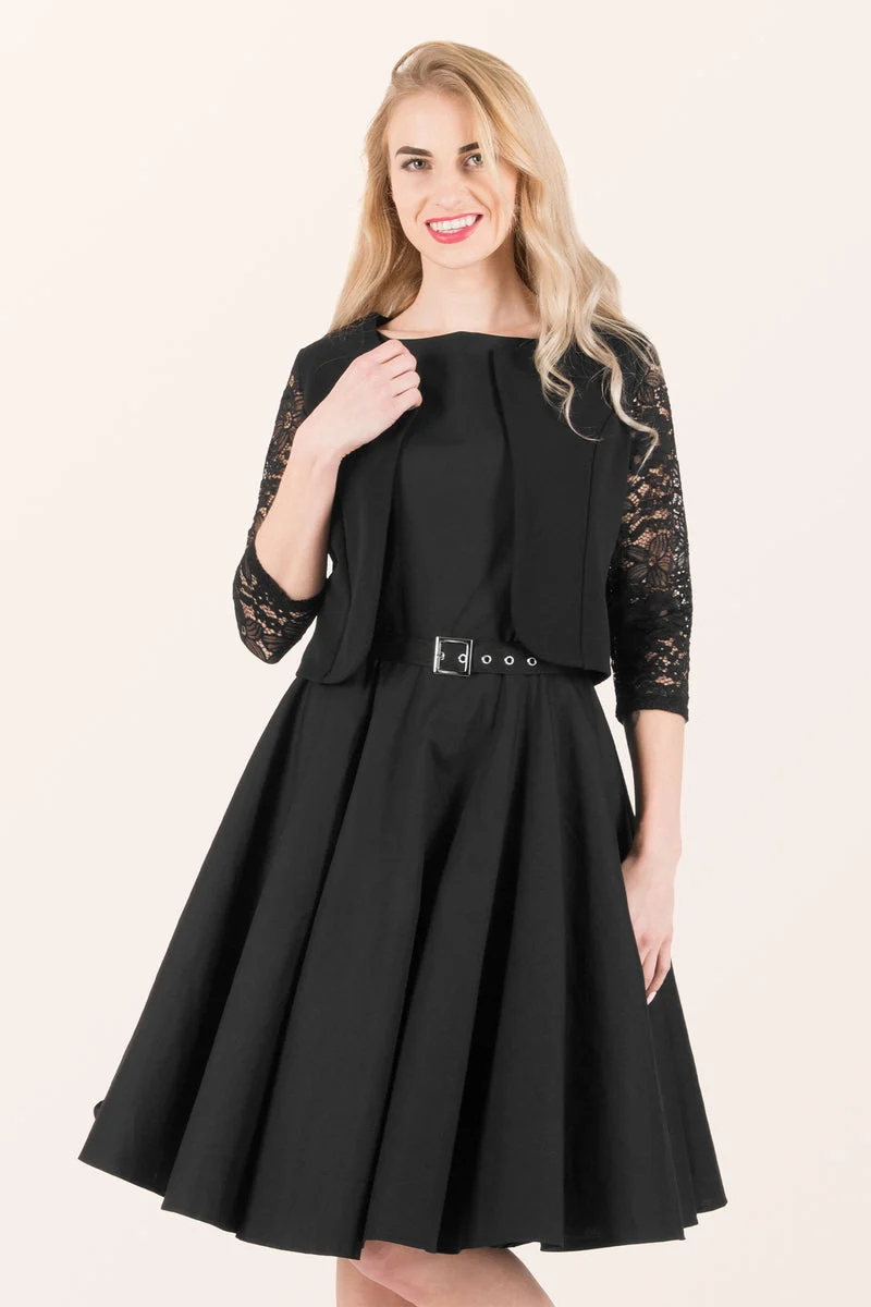 Open Lace Sleeve Bolero