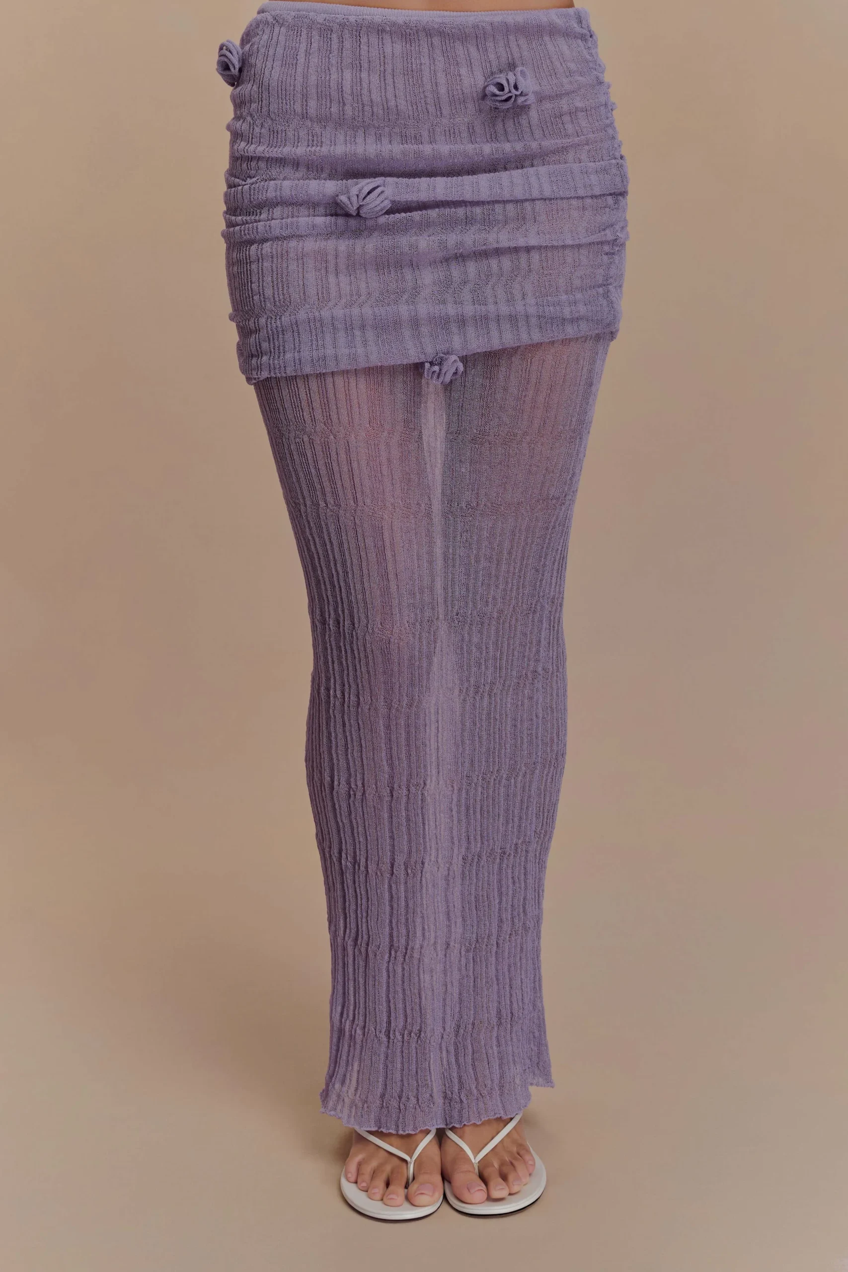 OriannaFINAL SALEOrchid Knit Maxi Skirt - Orchid