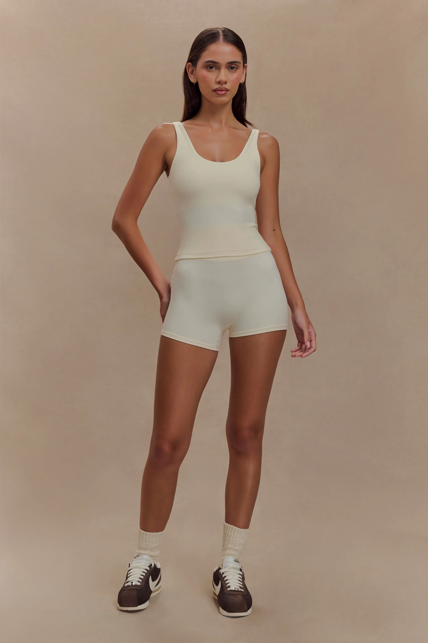 OrionFINAL SALEActive Bike Shorts - Ivory