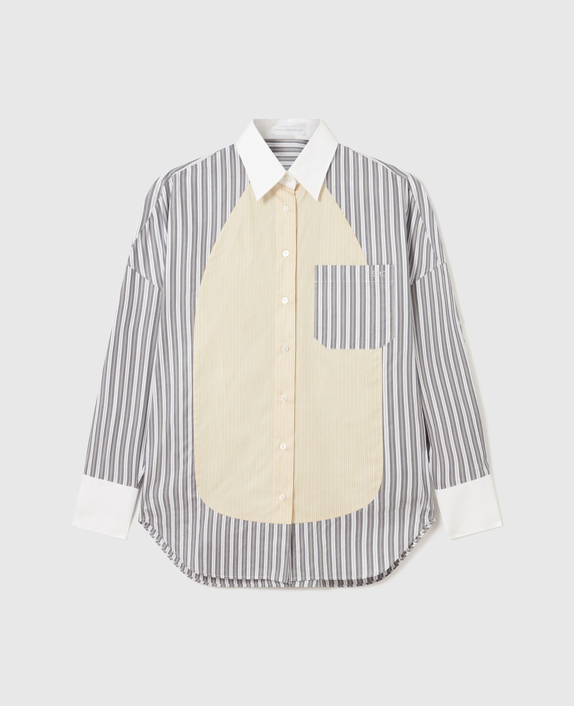 Oversized Mixed Stripe Shirt