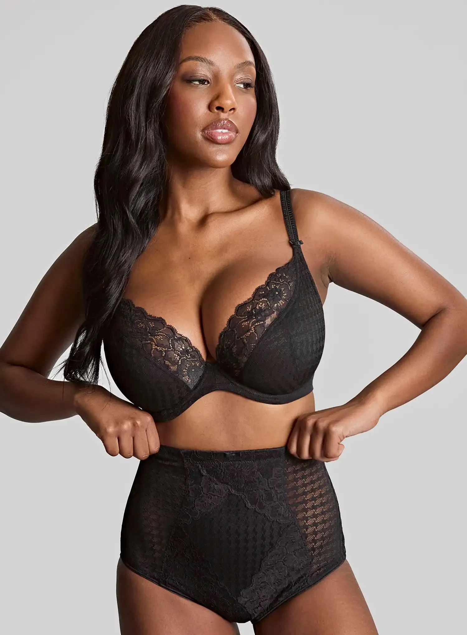 Panache: Envy Plunge Bra Black
