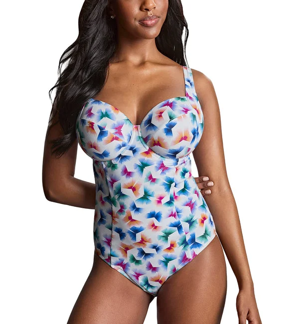 Panache Paloma Balcony Underwire Swimsuit (SW1720) - Flutter Print