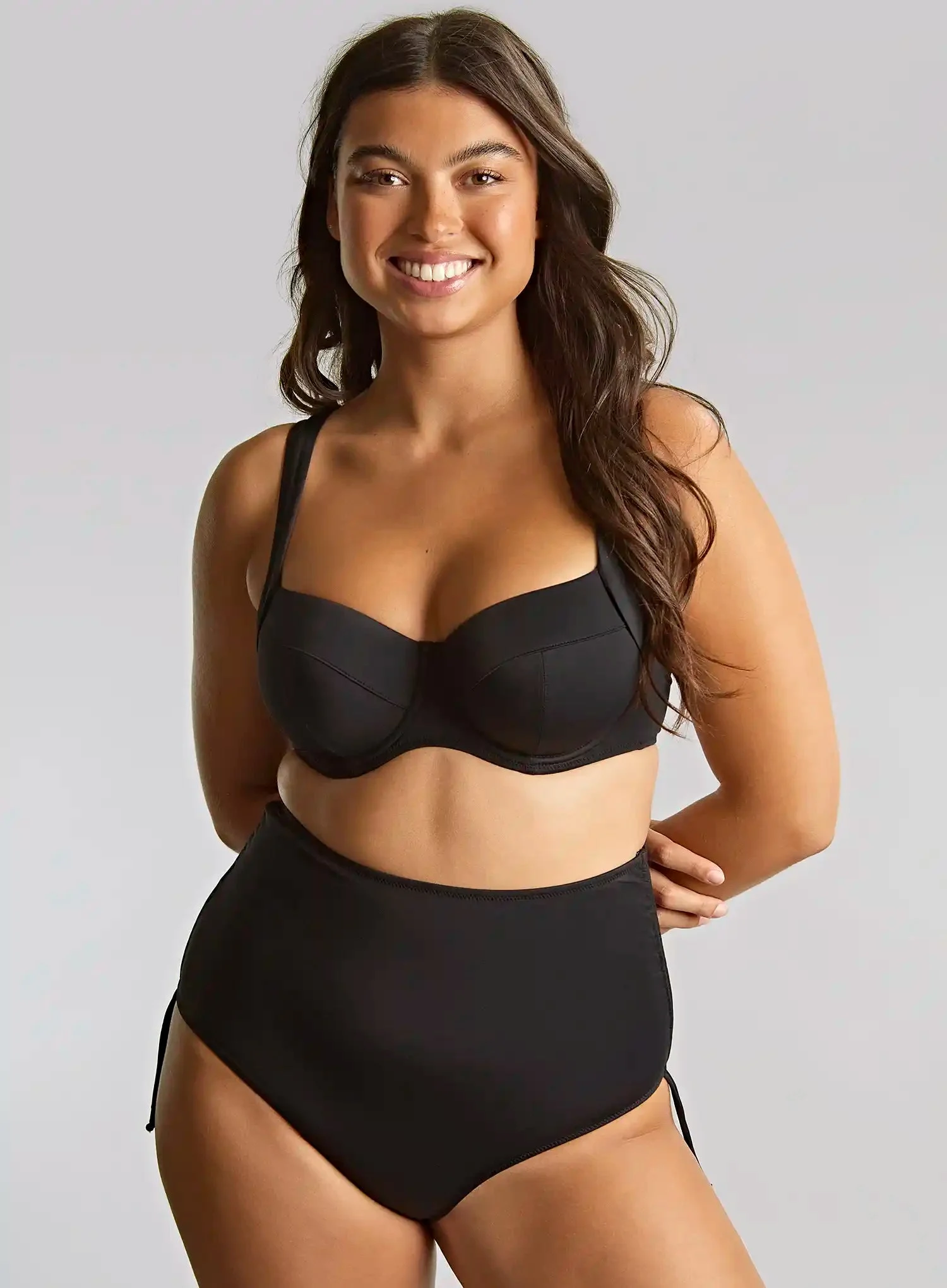 Panache: Signature Olivia Full Cup Bikini Top Black