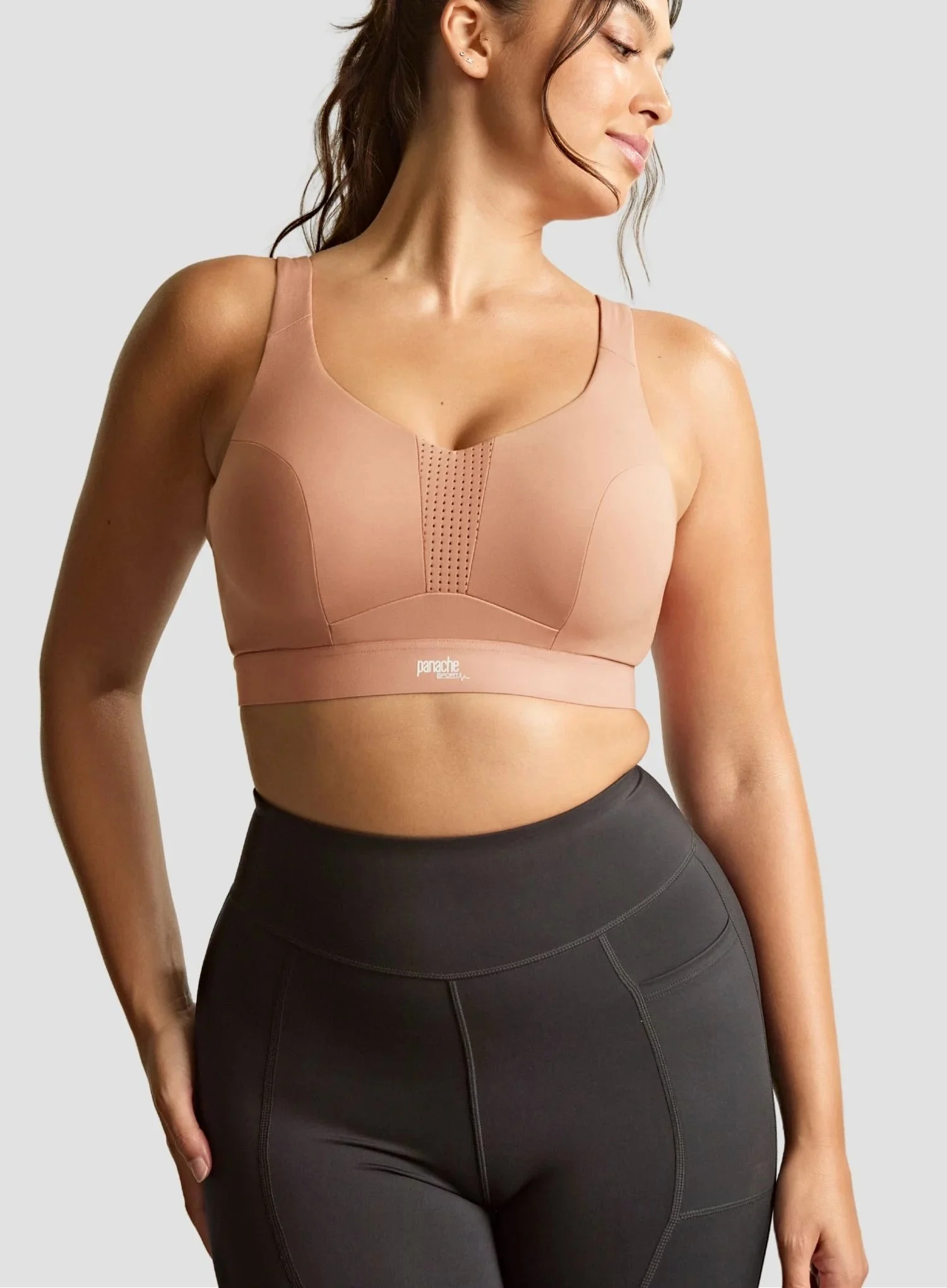 Panache Sport: Endurance Non Padded Wired Sports Bra Dusty Rose