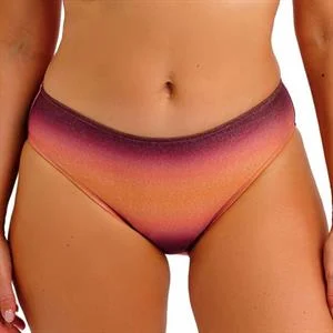 Paros Coast Sunset Glow Mid Rise Bikini Brief