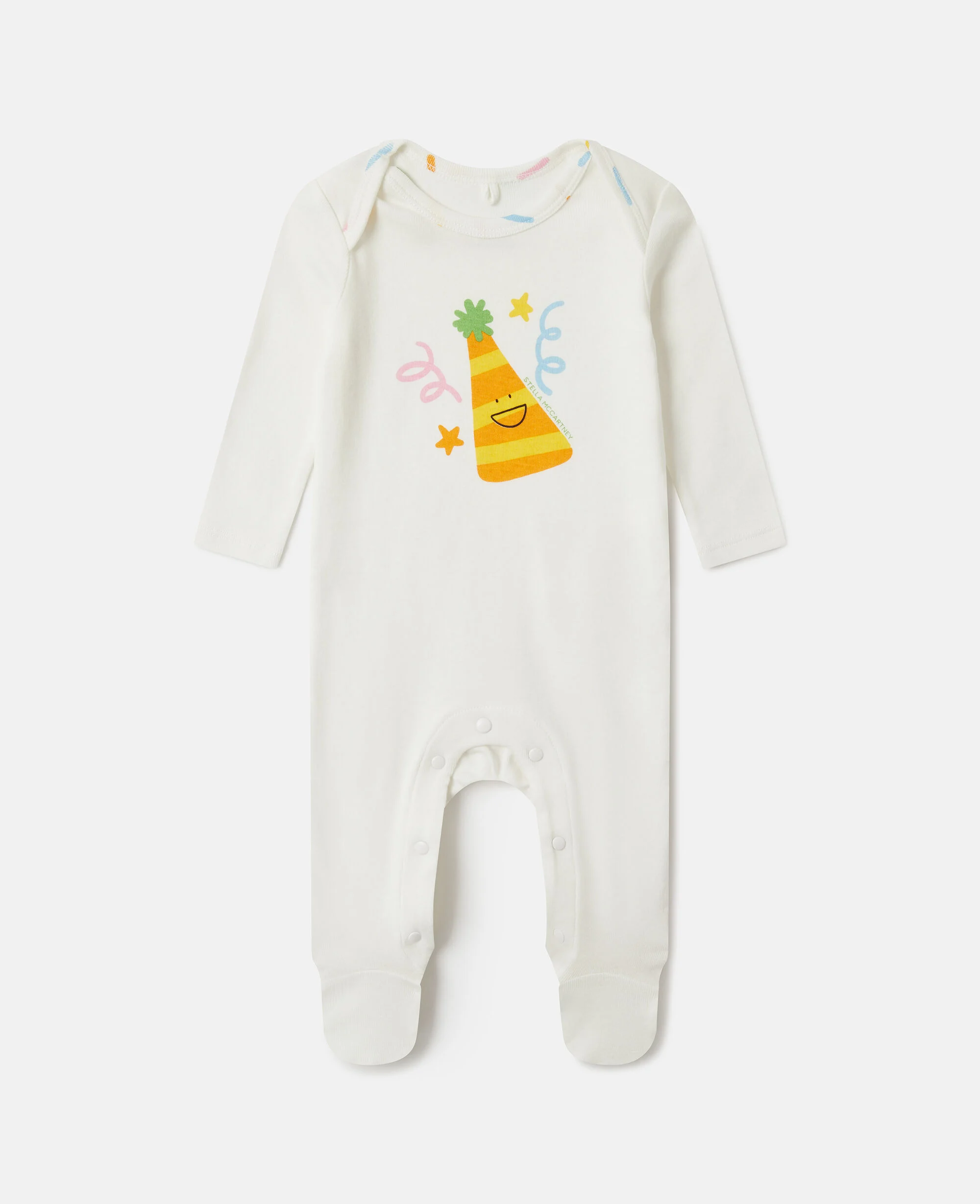 Party Hat Print Hat And Romper Set