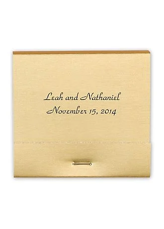 Personalized Match Book