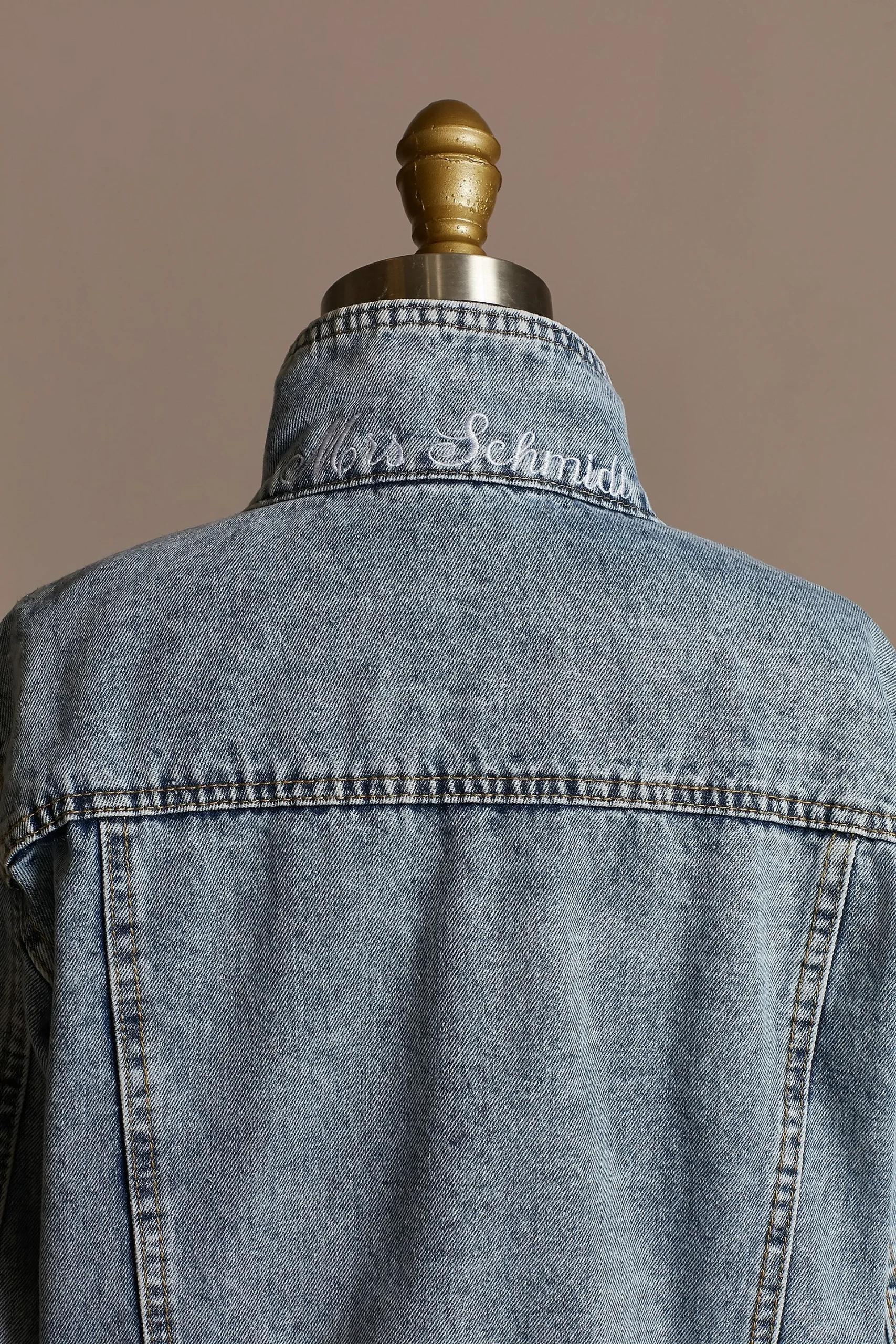 Personalized Peek-A-Boo Denim Jacket
