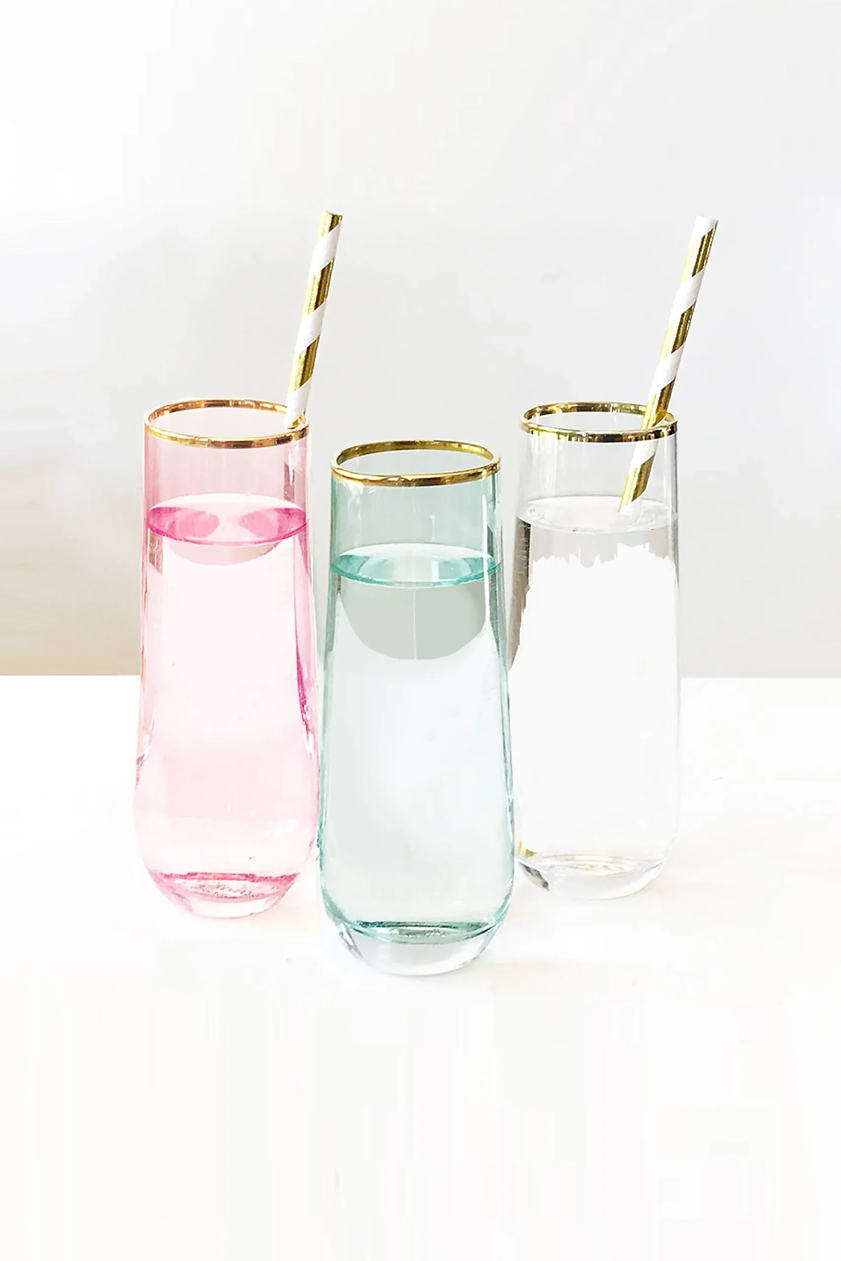 Personalized Stemless Champagne Glass