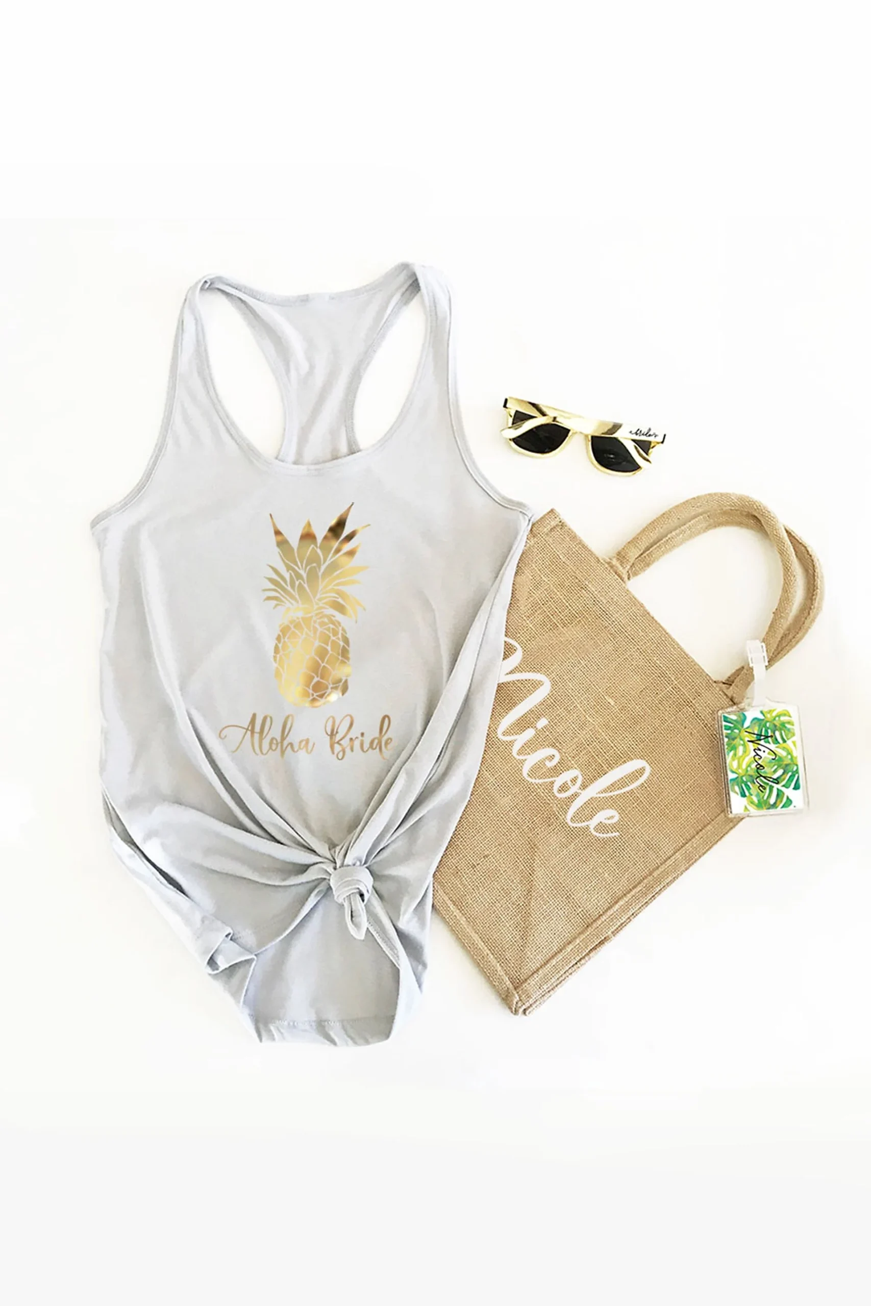 Personalized Tropical Tank Tops