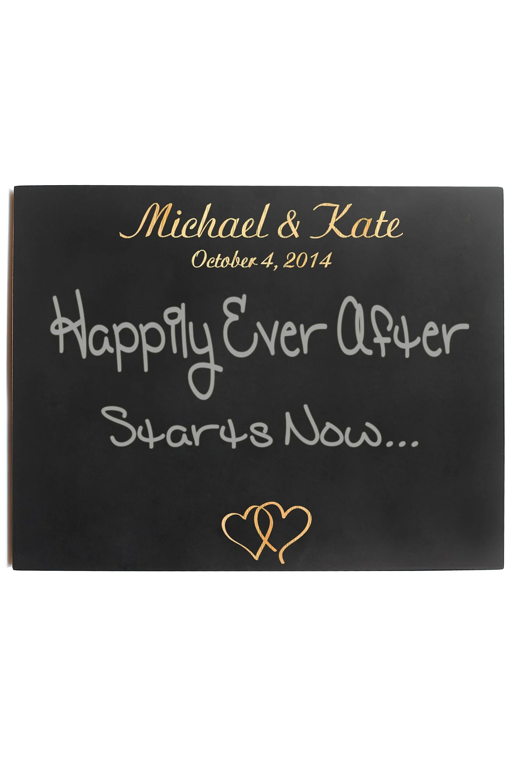 Personalized Wedding Chalkboard Sign