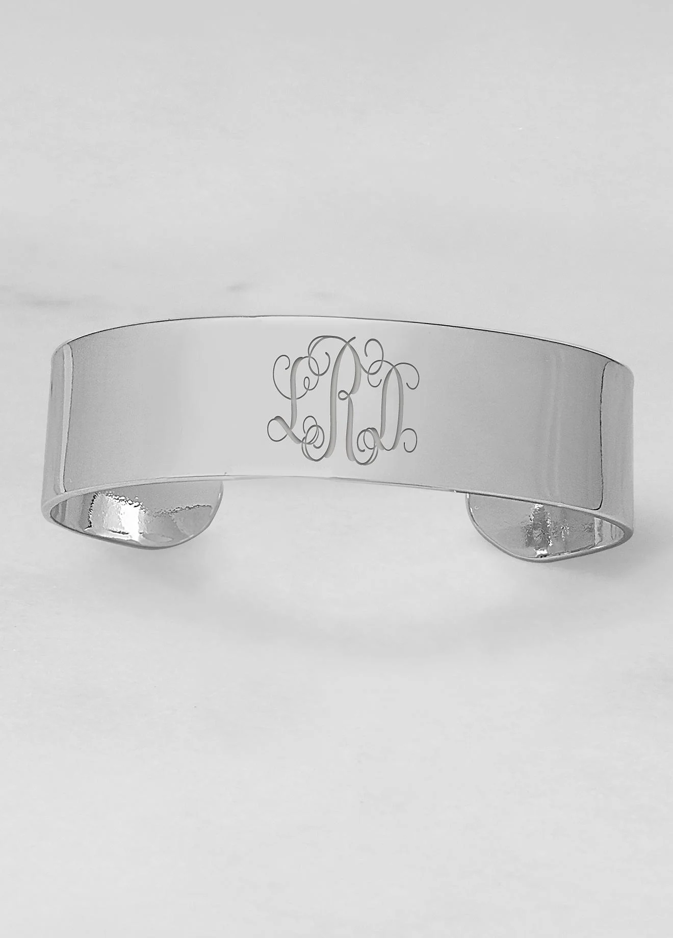 Personalized Wide Cuff Bracelet