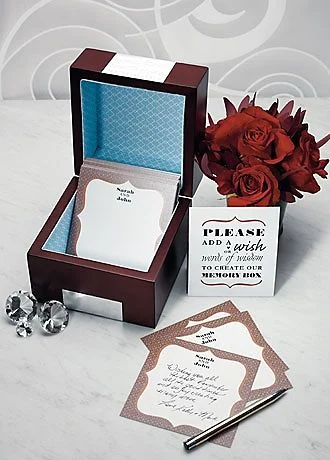 Personalized Wooden Memory Note Box