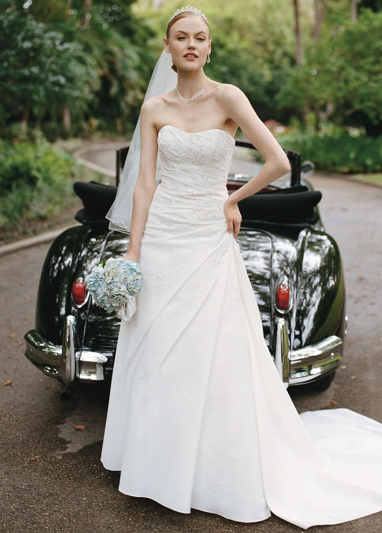Petite Strapless A-Line Wedding Dress
