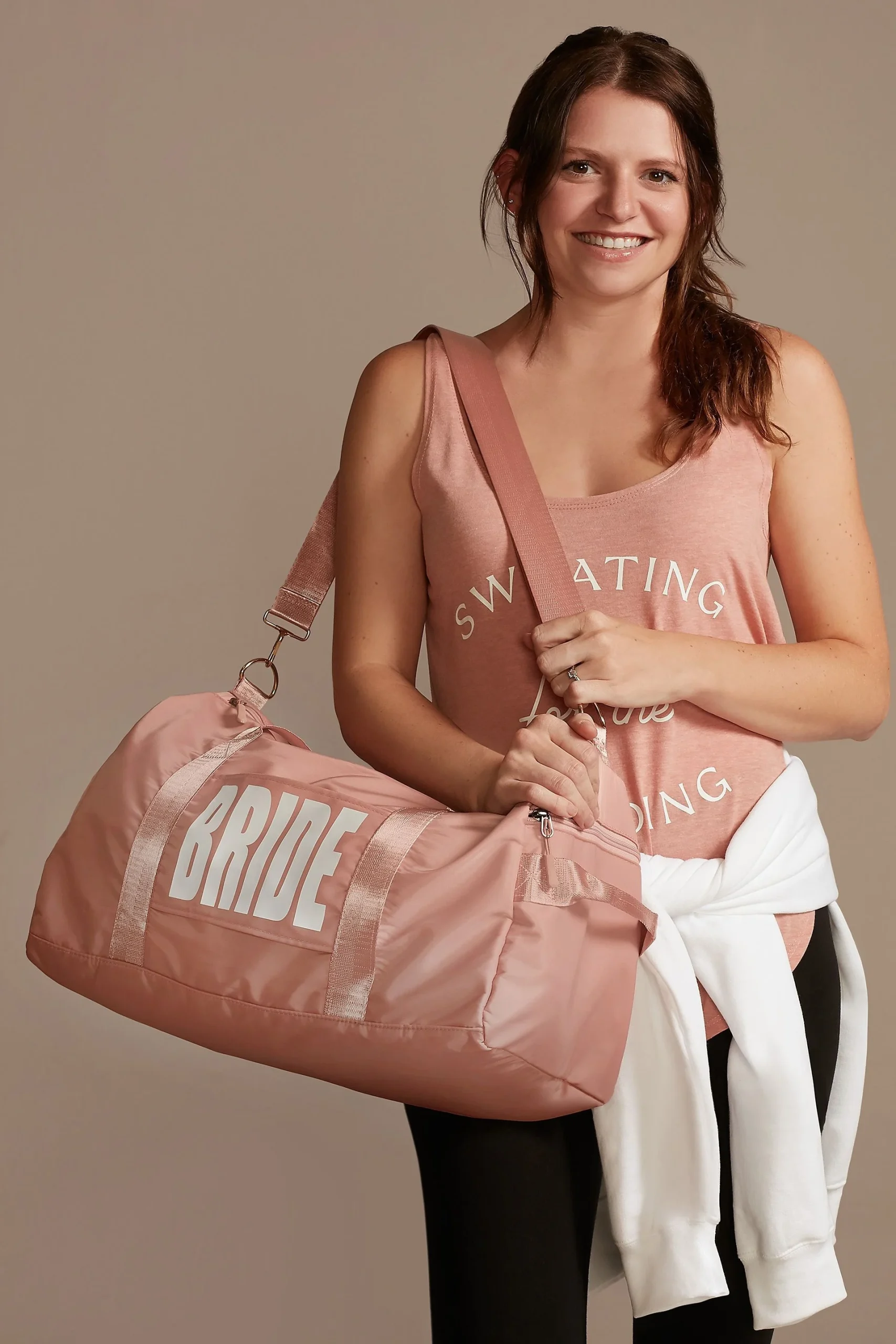 Pink Bride Duffle Bag