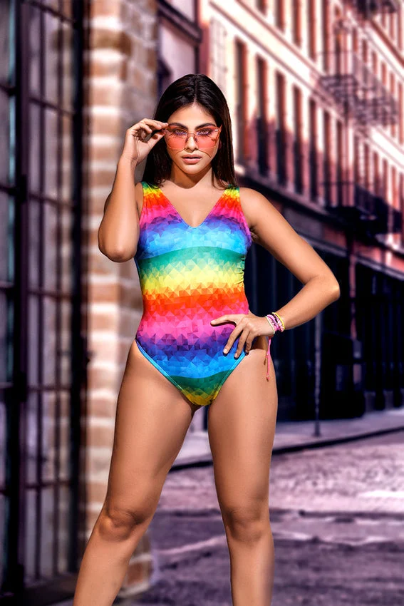 Pixel Rainbow Bodysuit