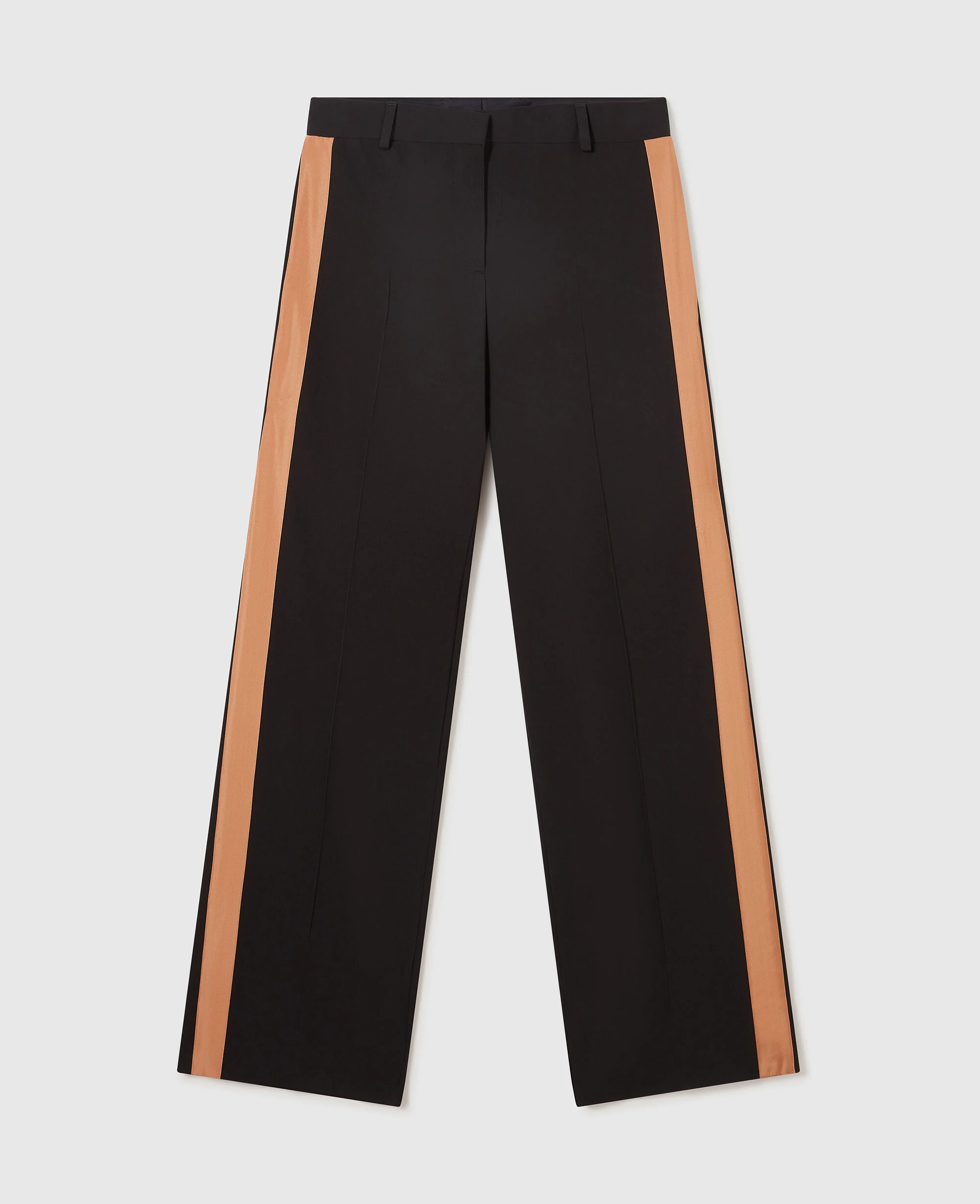 Pleated Wide-Leg Trousers