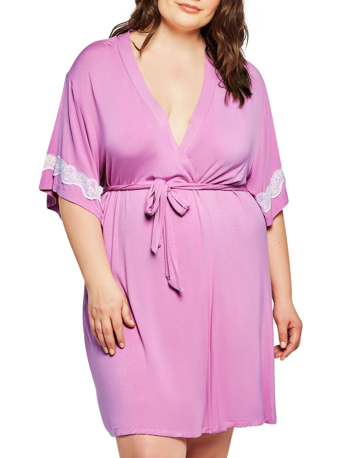 Plus Size Viscose Kimono Robe – Lorelei