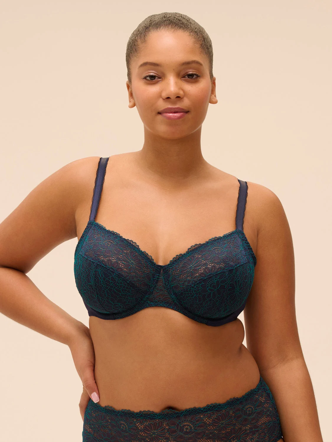 Poeme Full Cup Control Bra - Sapphire BlueRegular price