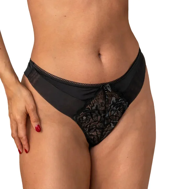 Pour Moi Ooo La La Thong (28604) - Black/Slate