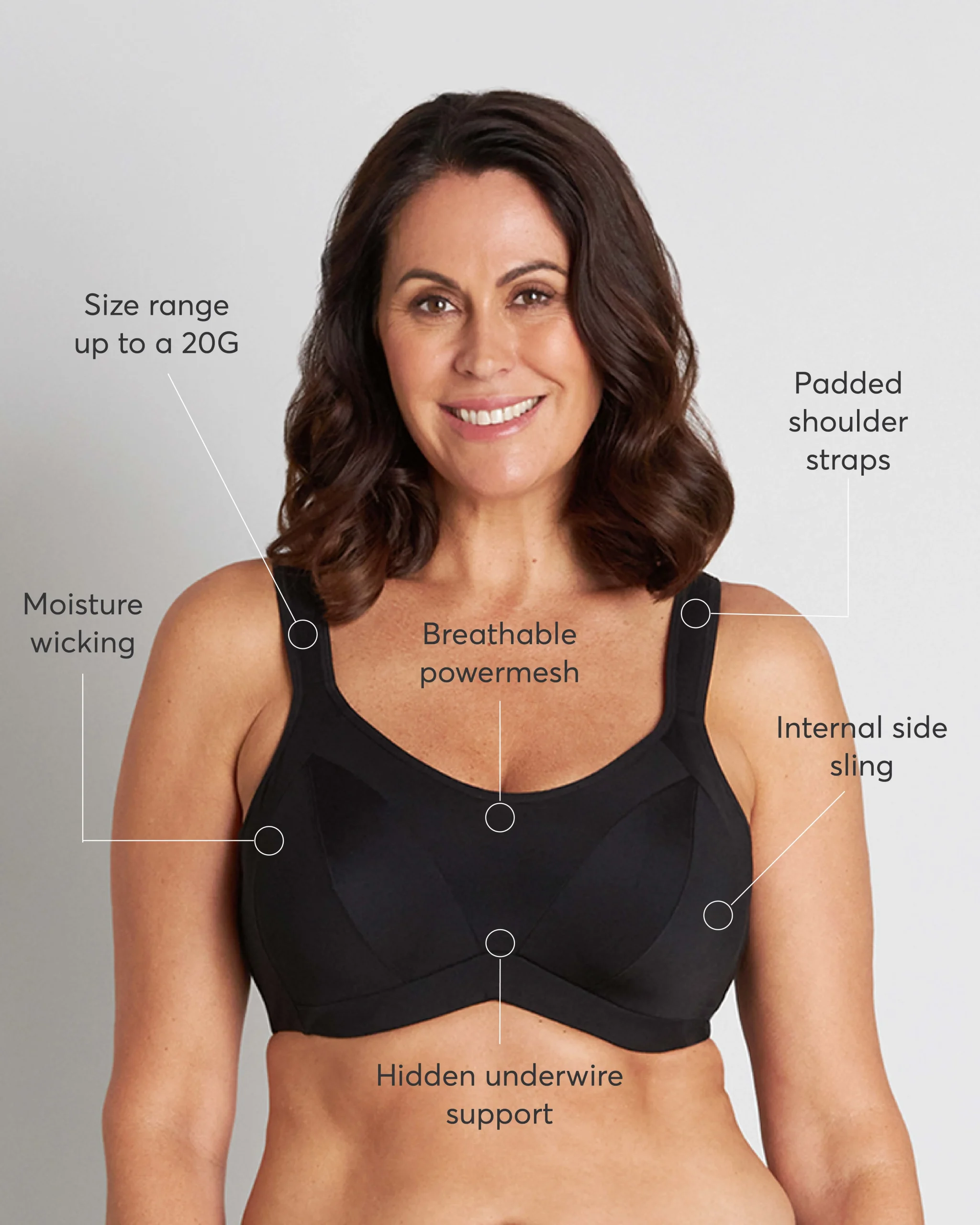 Power Underwire Sports Bra