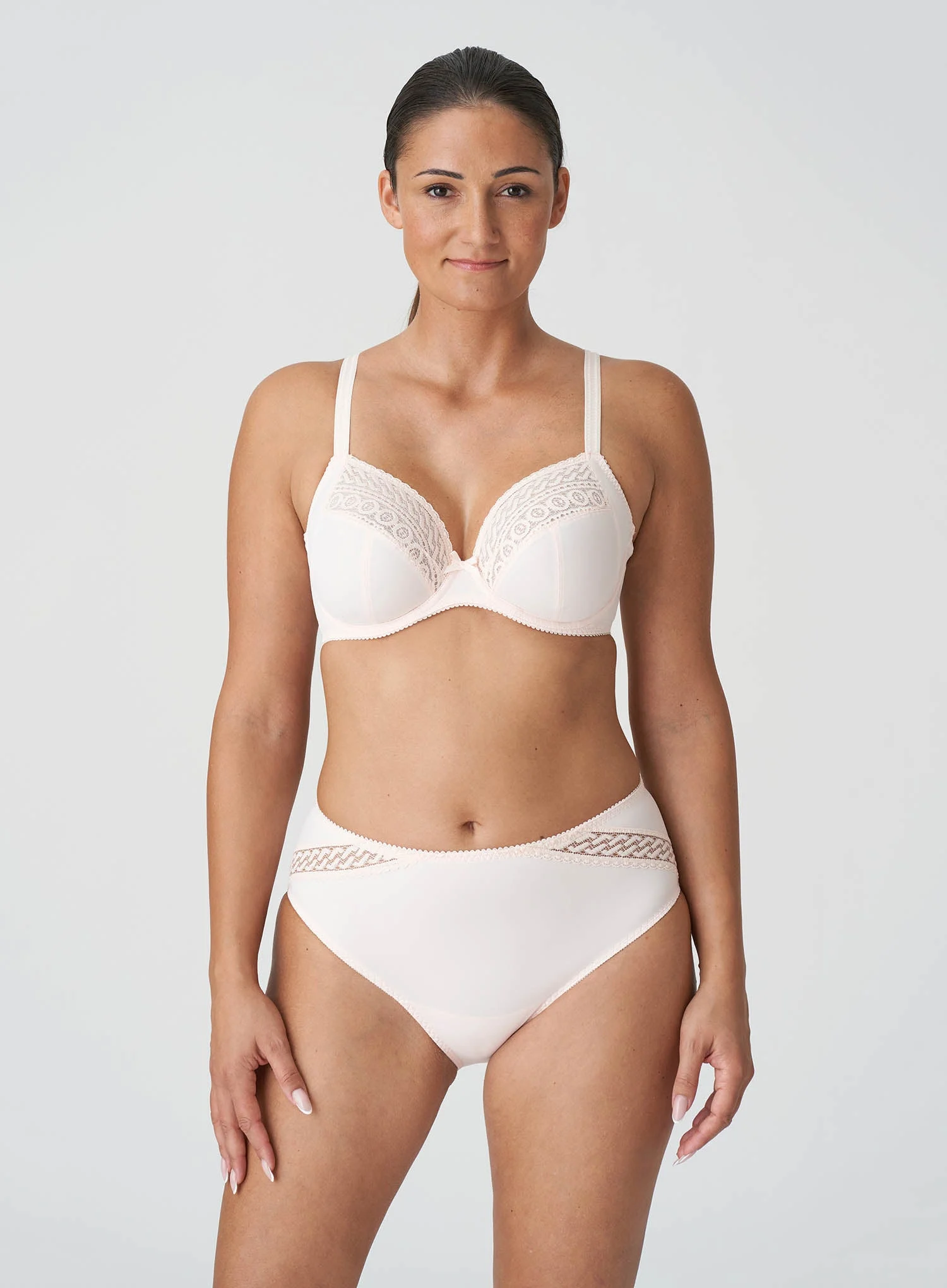 Primadonna: Montara Underwired Plunge Bra Crystal Pink