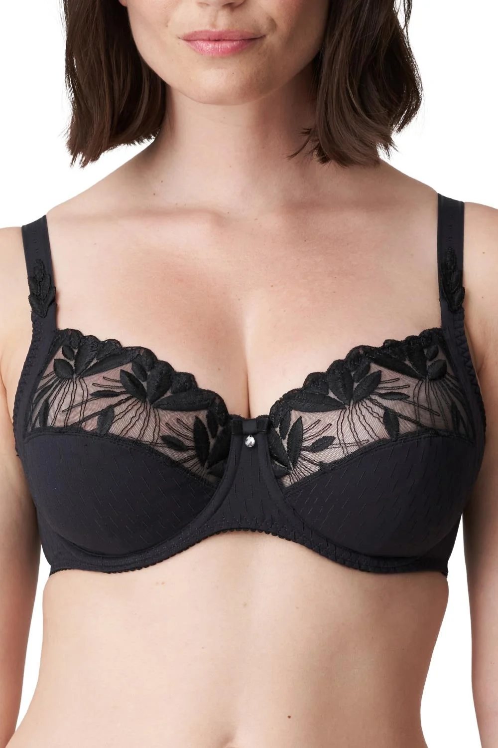 PrimaDonna Orlando Full Cup Bra (Cup B-E), Charcoal (0163150)