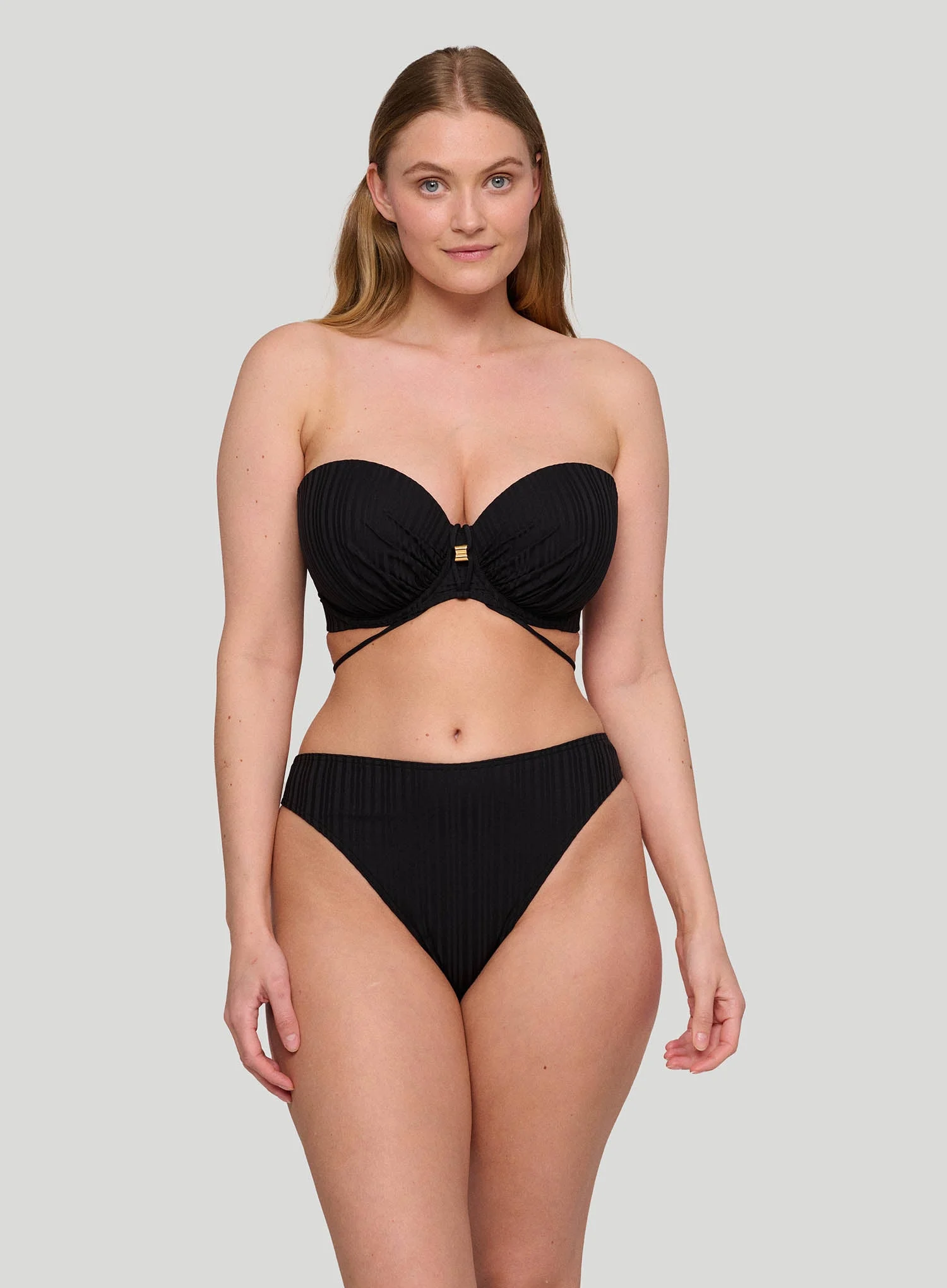 PrimaDonna Swim: Kiruna Brazilian Bikini Brief Black