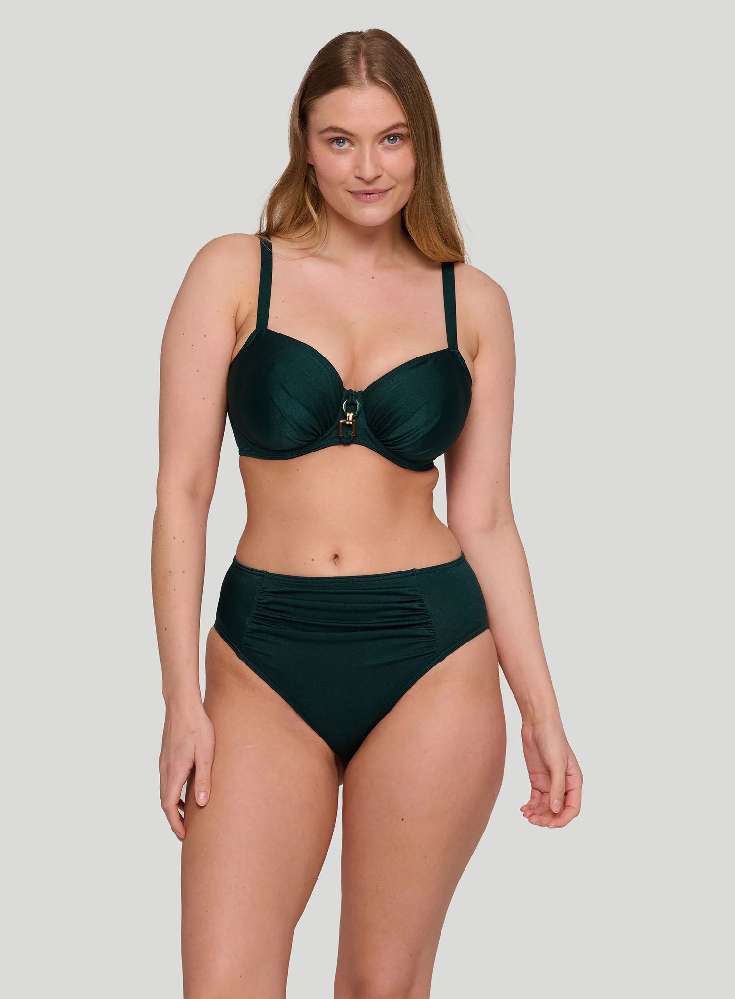 Primadonna Swim: Mangalore Full Bikini Brief Jewel Green