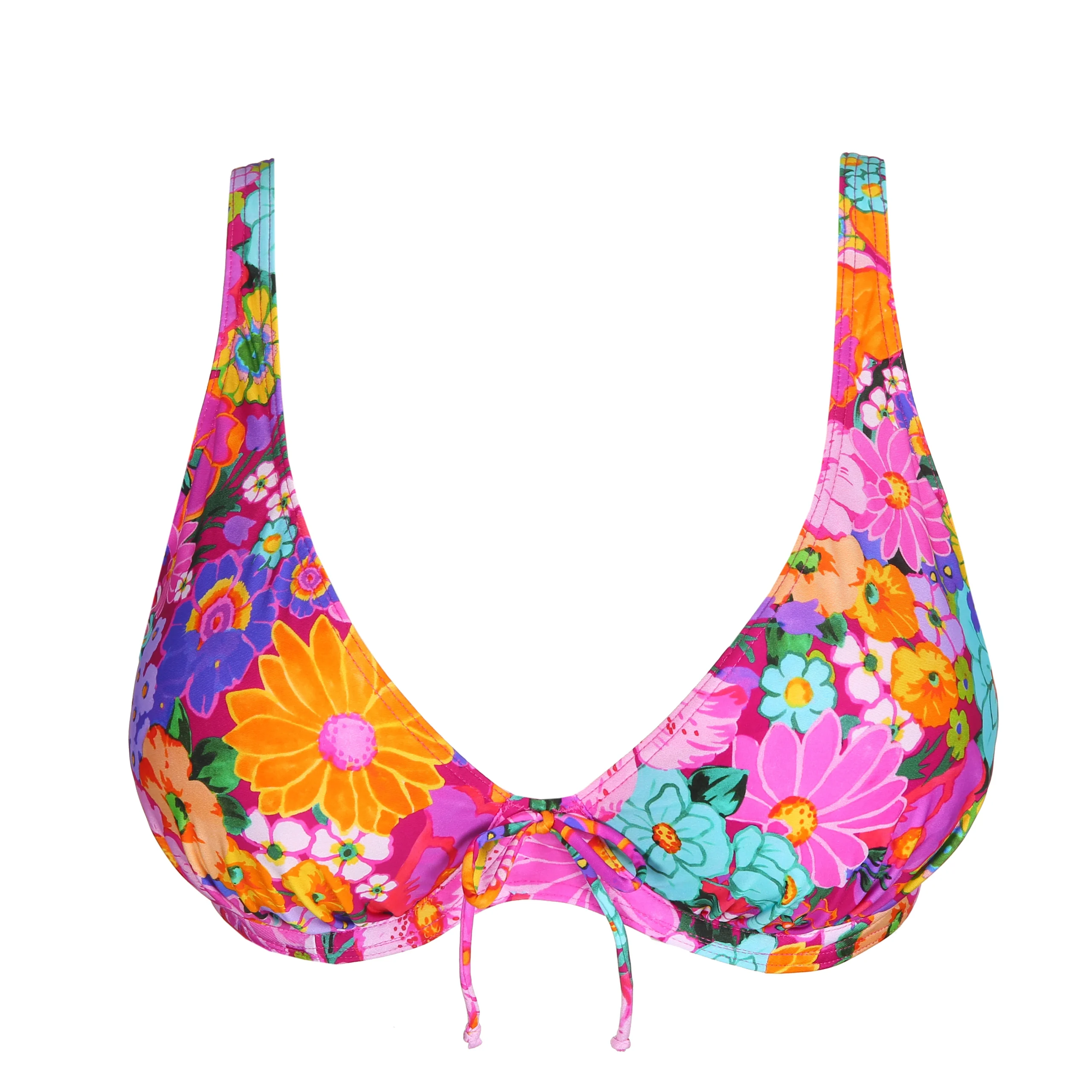 Primadonna Swim Najac Half Padded Plunge Bikini Top