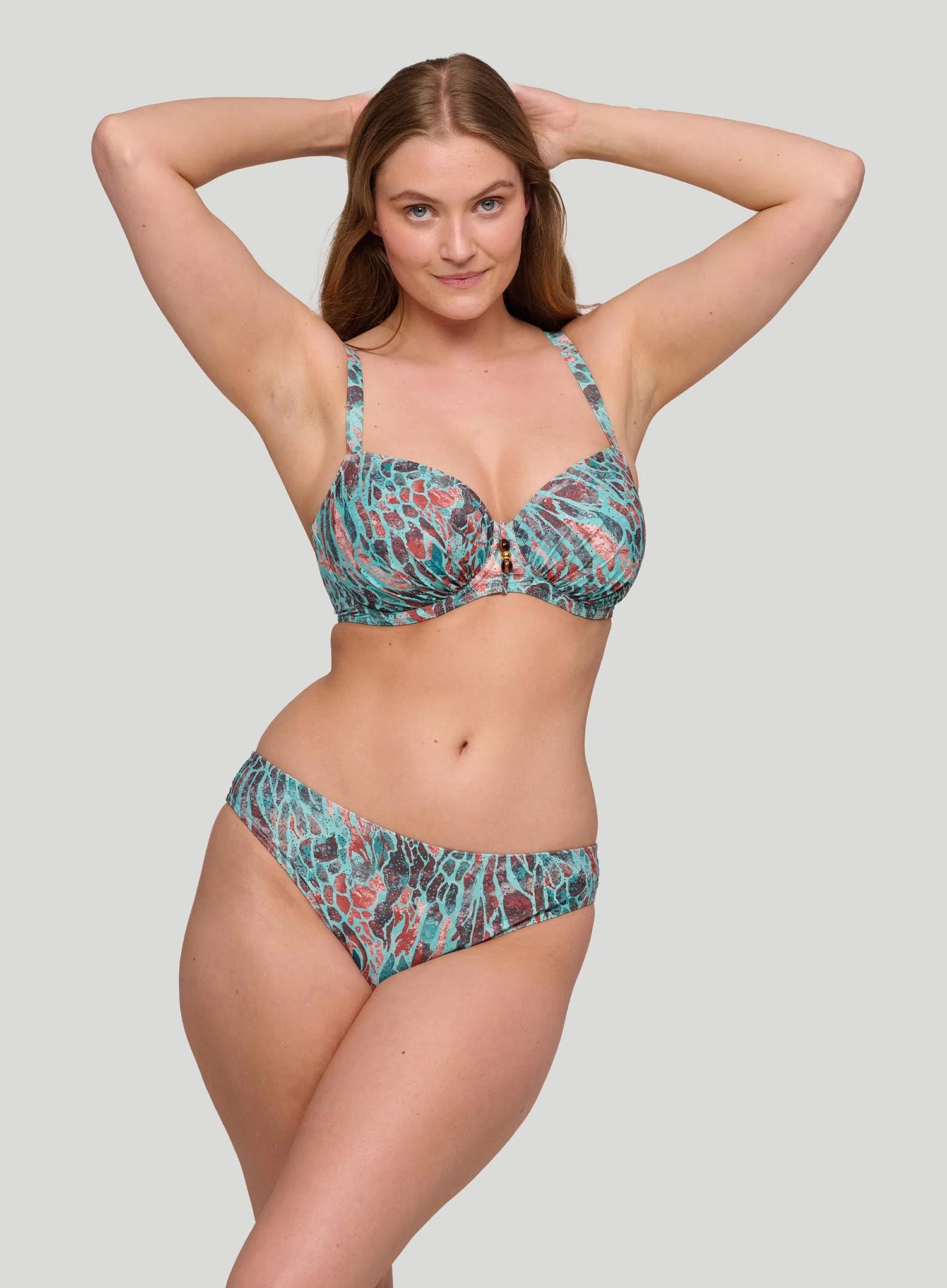 Primadonna Swim: Riyad Rio Bikini Brief Turquoise Seas