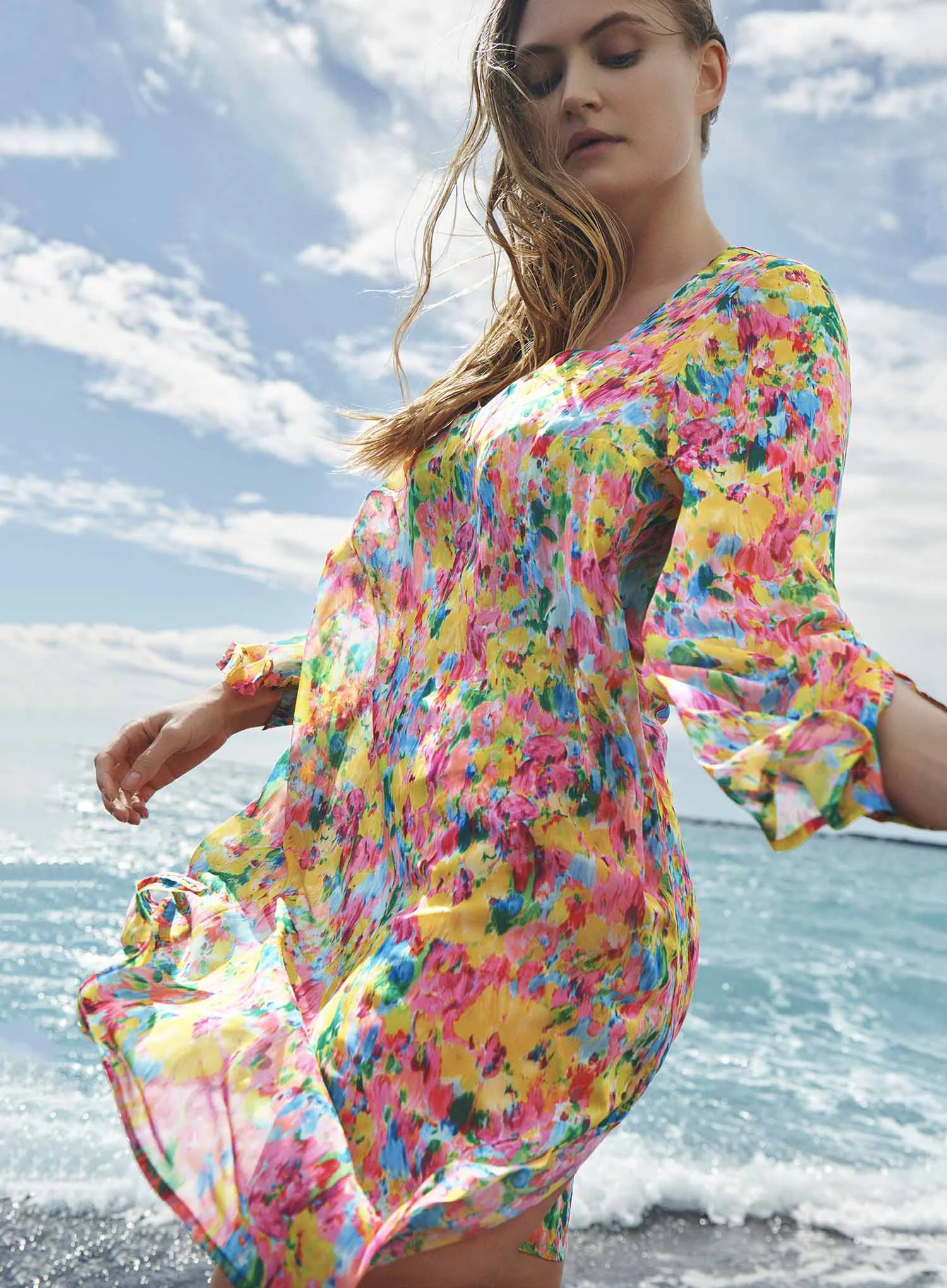 Primadonna Swim: Ubud Kaftan Sunglow