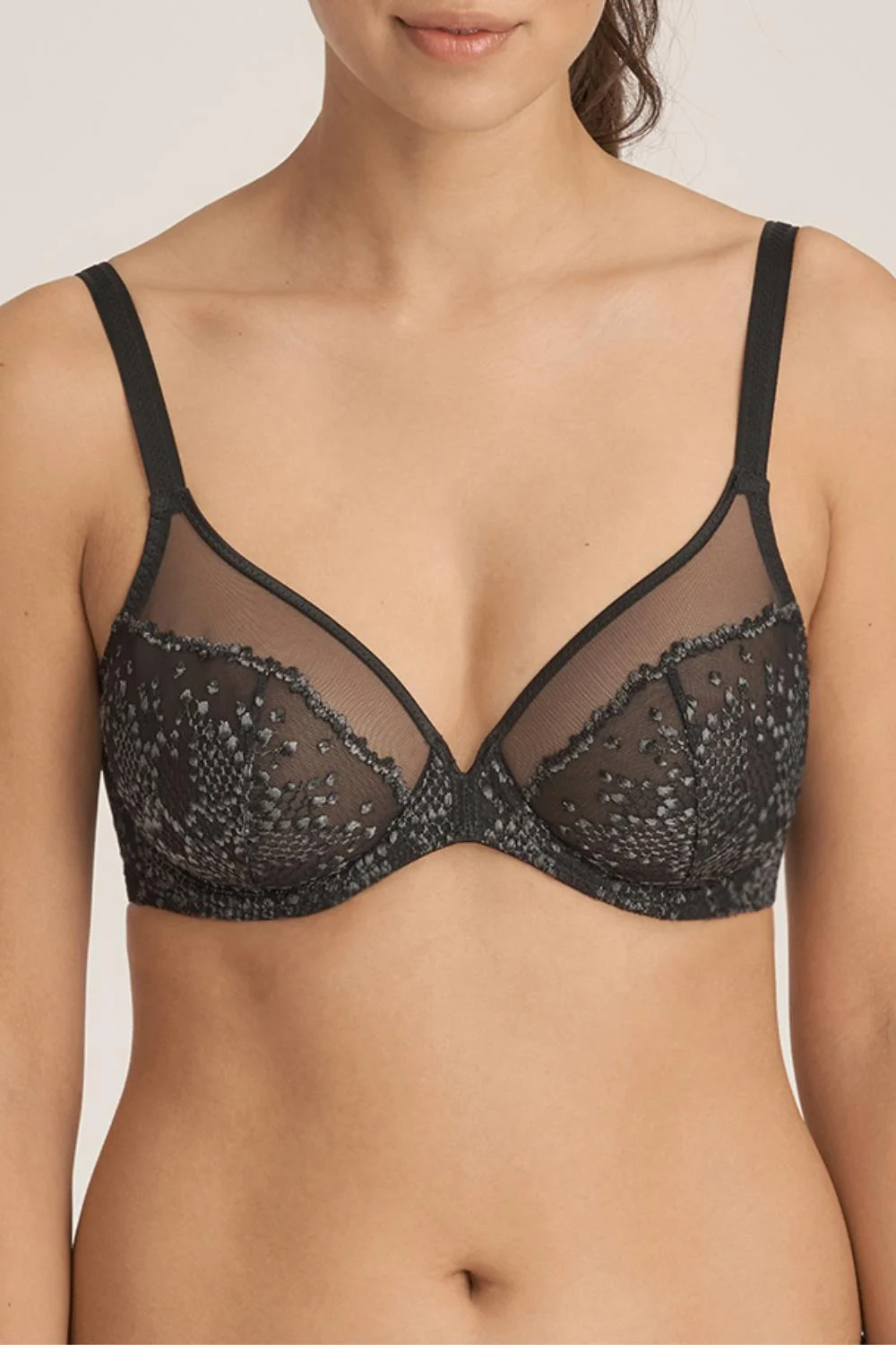 PrimaDonna Twist 1919 Plunge Bra (Cups C-D), Black (141806)