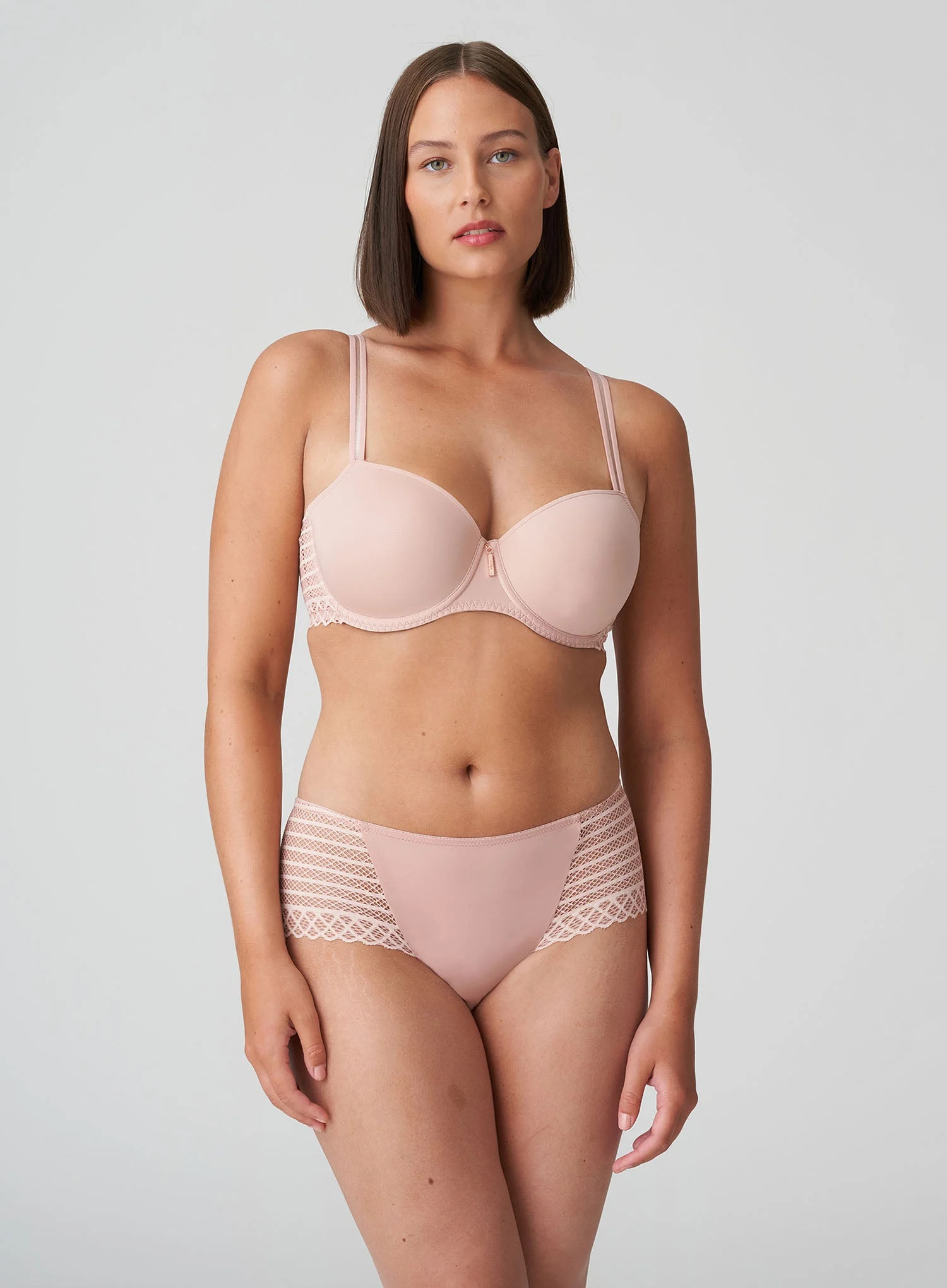 Primadonna Twist: East End Padded Balcony Bra Powder Rose