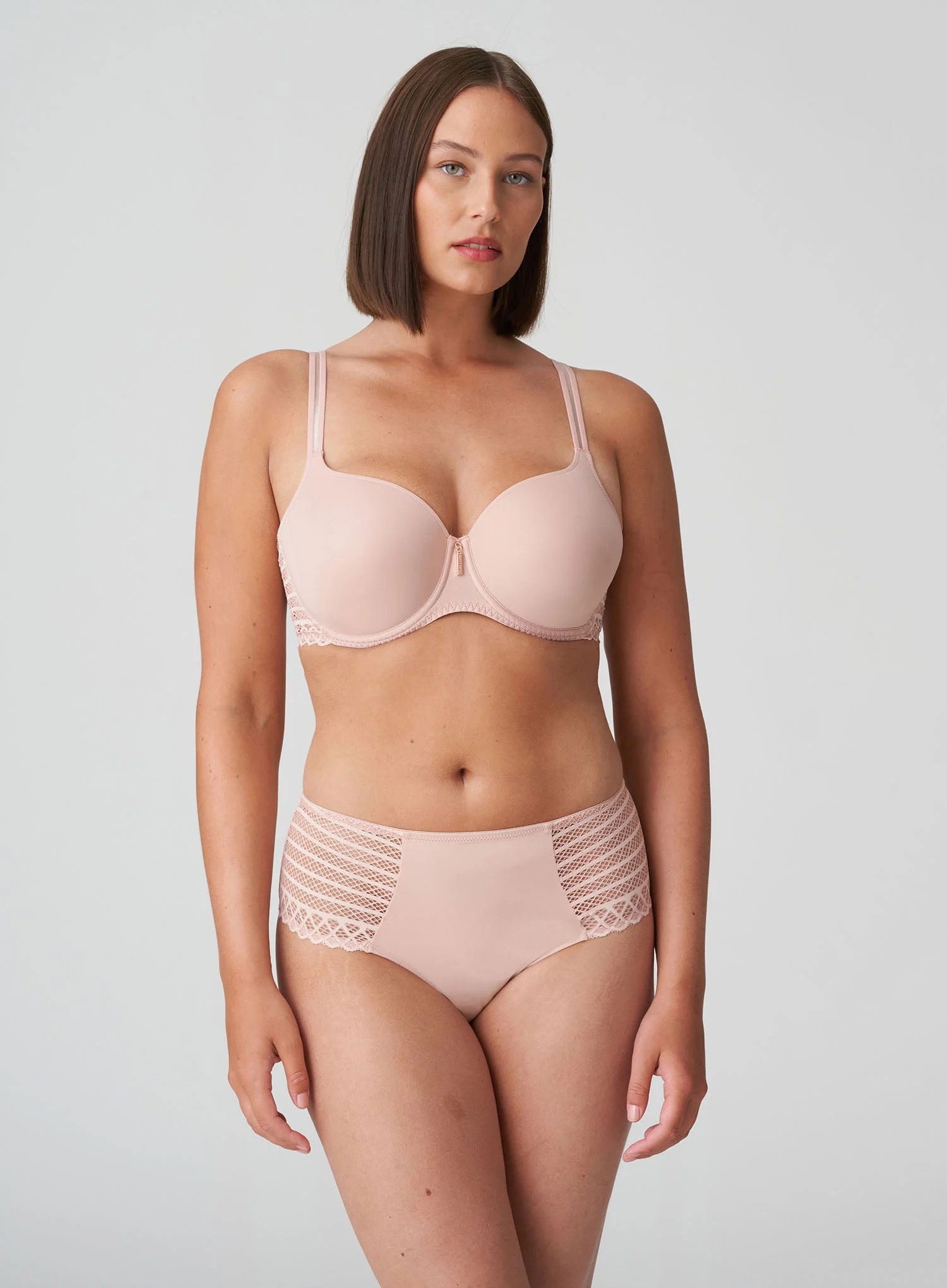 Primadonna Twist: East End Padded Heart Shape Bra Powder Rose