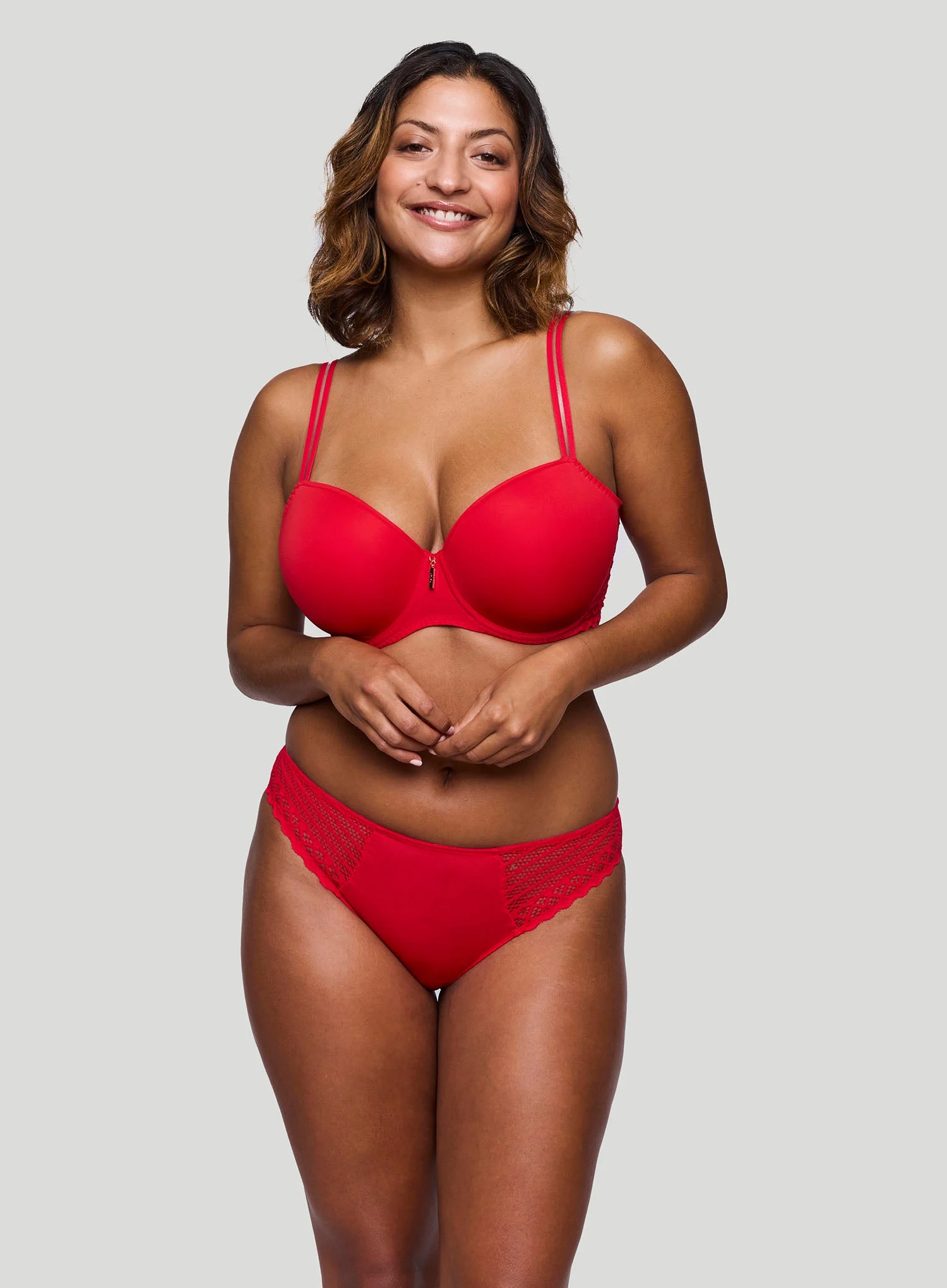 Primadonna Twist: East End Rio Brief True Red