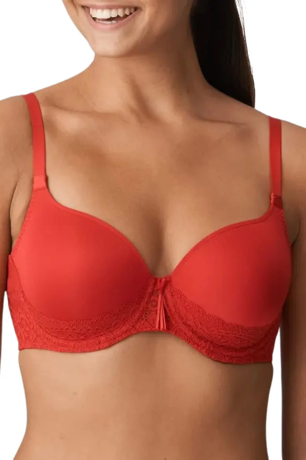 PrimaDonna Twist I Do Padded Bra Heart Shaped (Cup F-H), Scarlet (0241605)