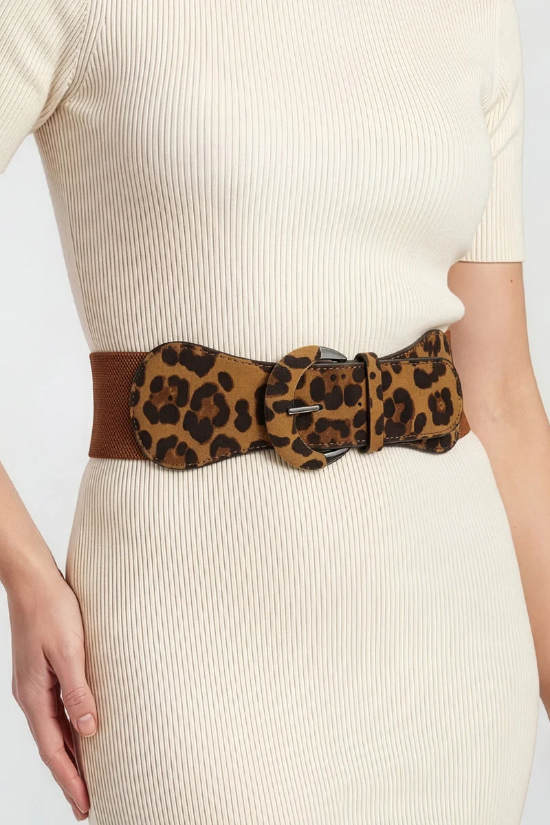 PU Buckle Waist Belt
