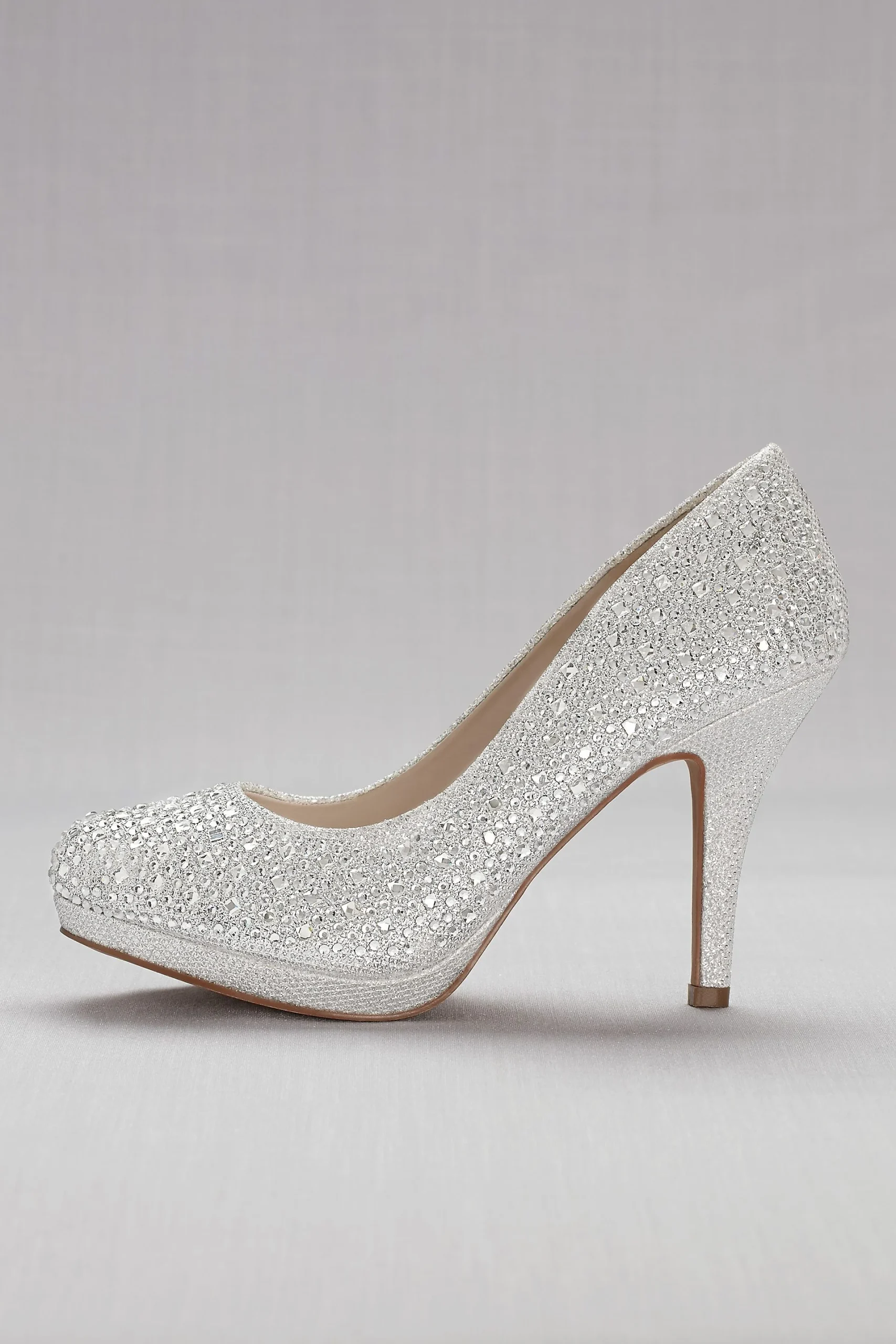 Pump with Allover Crystal Detail