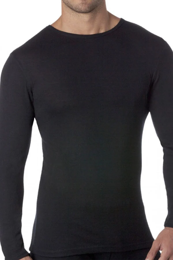 Pure Wool Long Sleeve Crew Neck Thermal