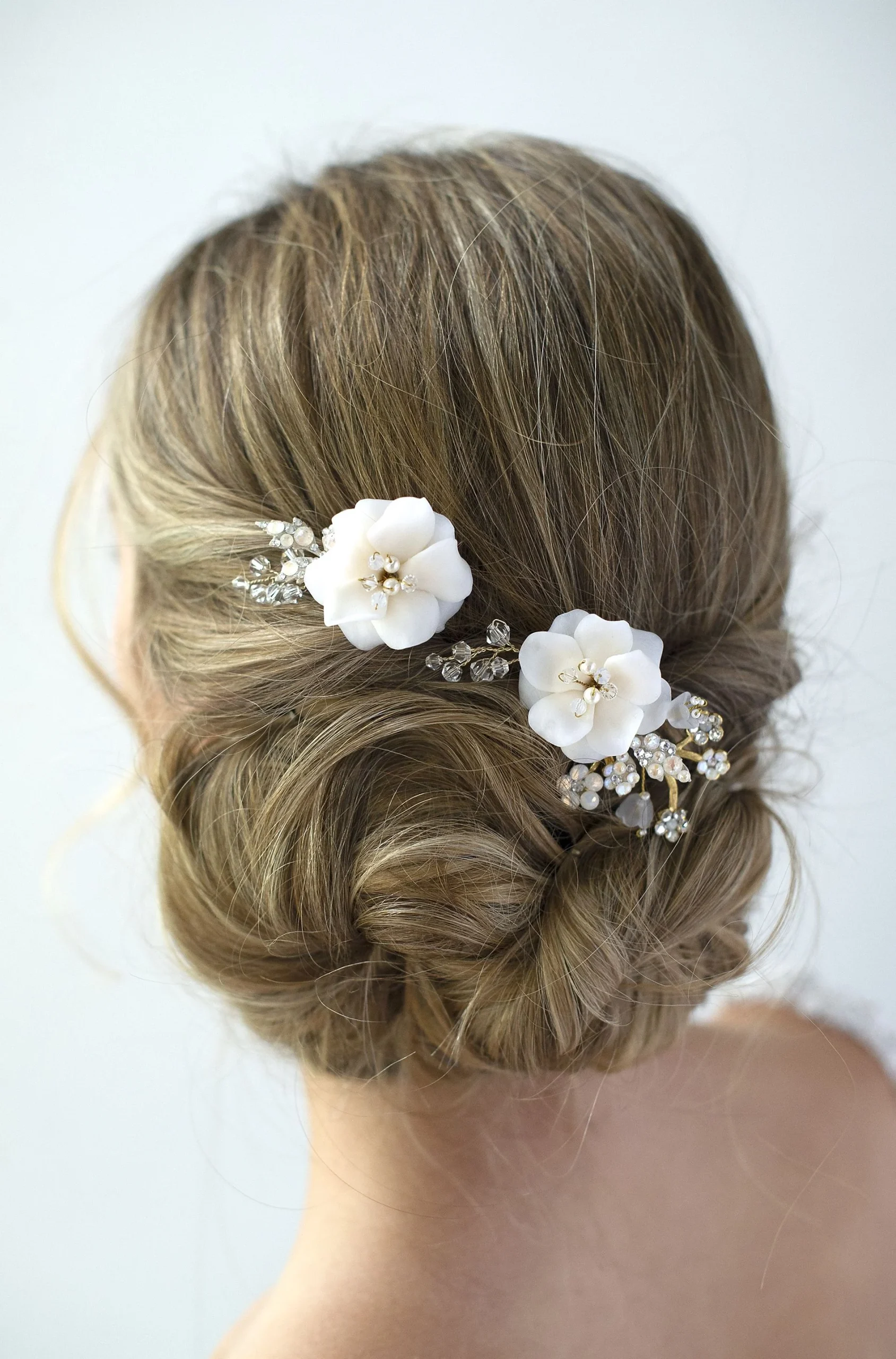 Purity Blossom Hair Combs Set