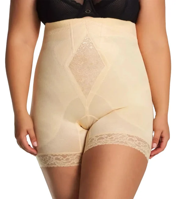 Rago Medium Control High Waist Long Leg Shaper (6206) - Beige