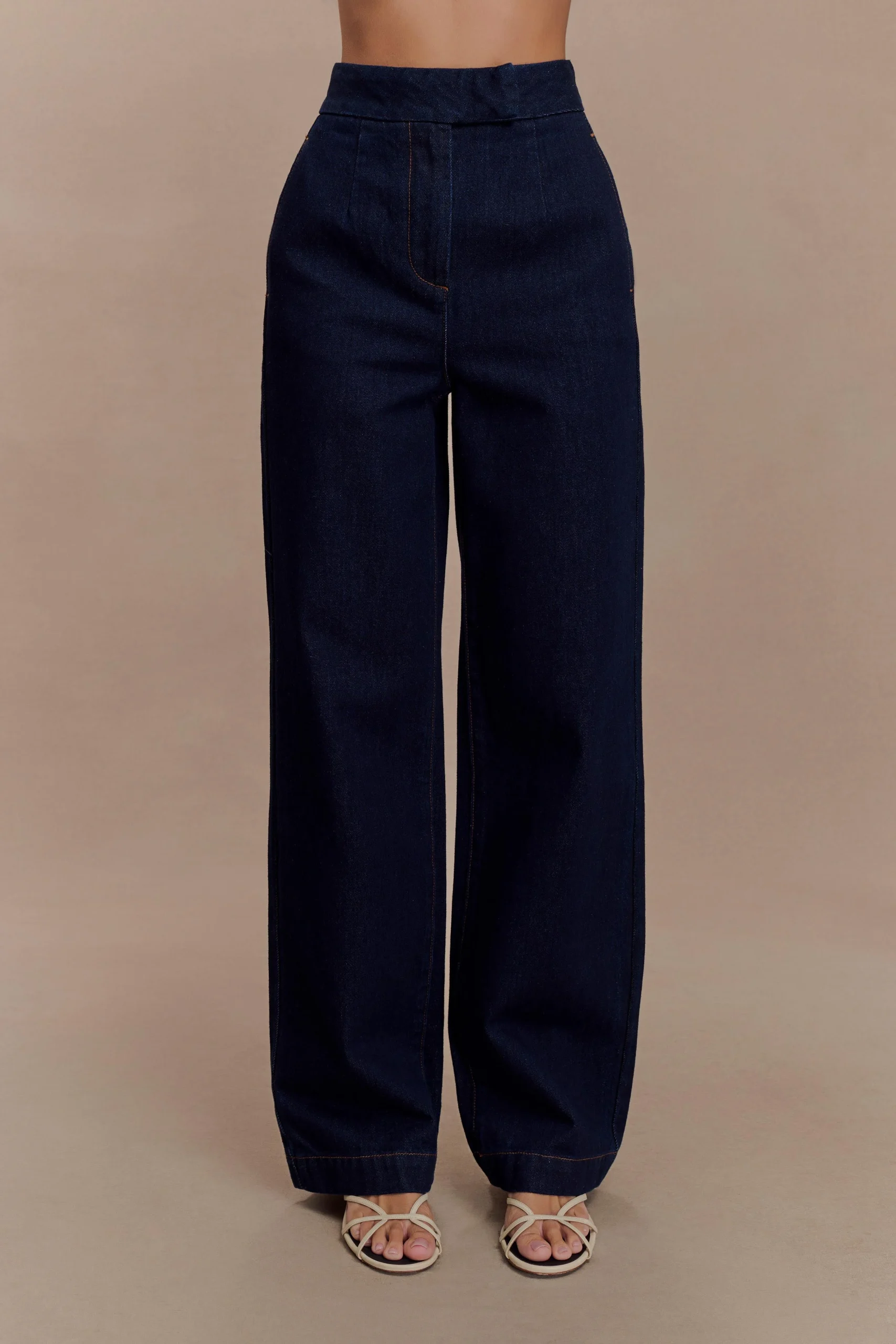 RayneWide Leg Denim Jeans - Indigo Blue