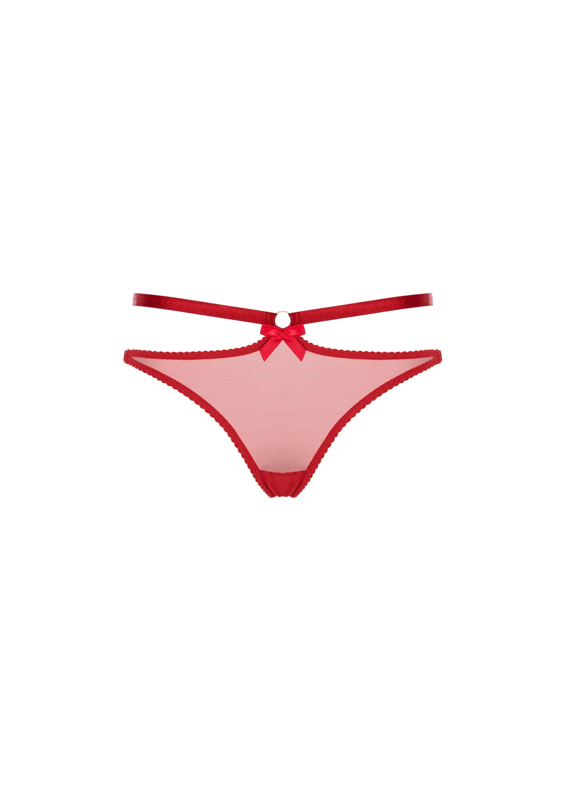 Red Harness Thong