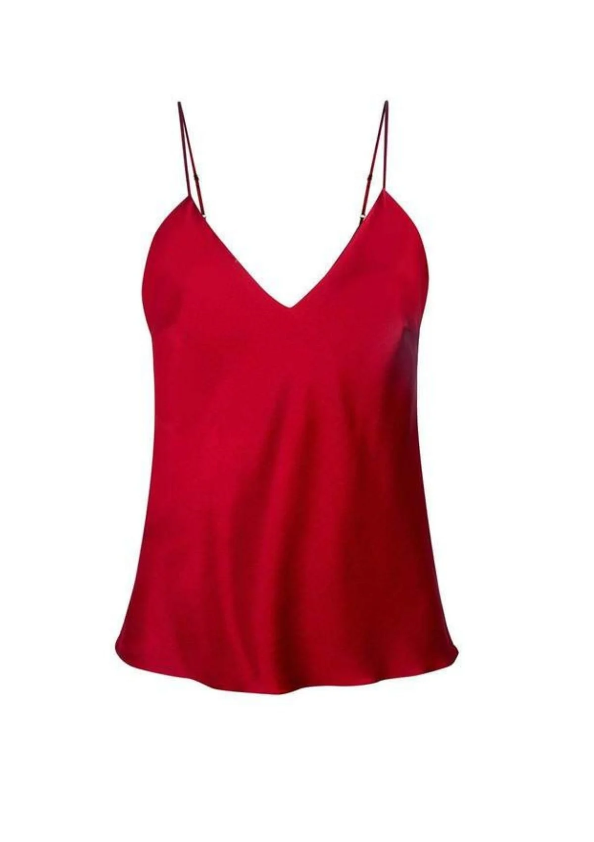 Red Silk Camisole