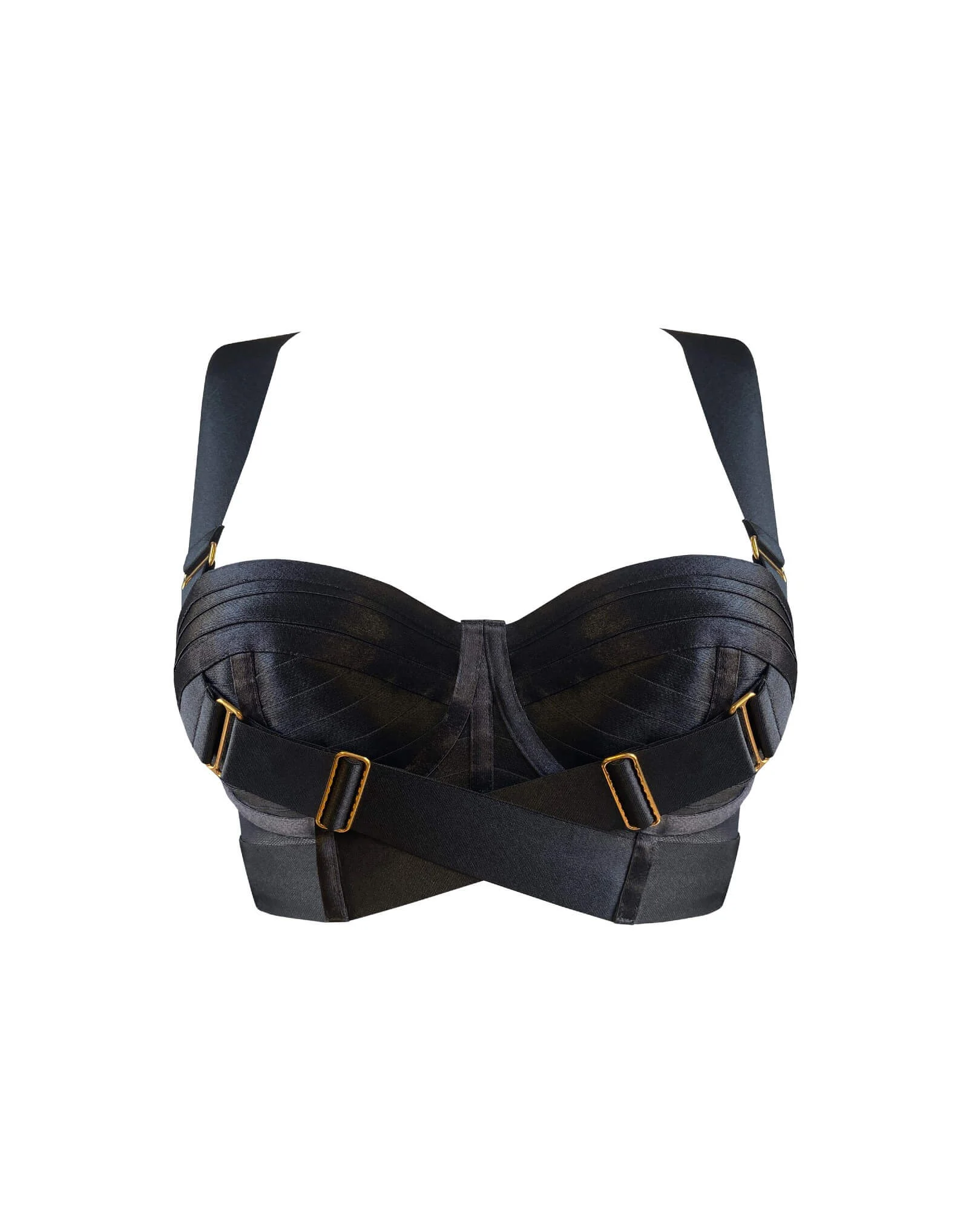 Retta Padded Bodice Bra Black